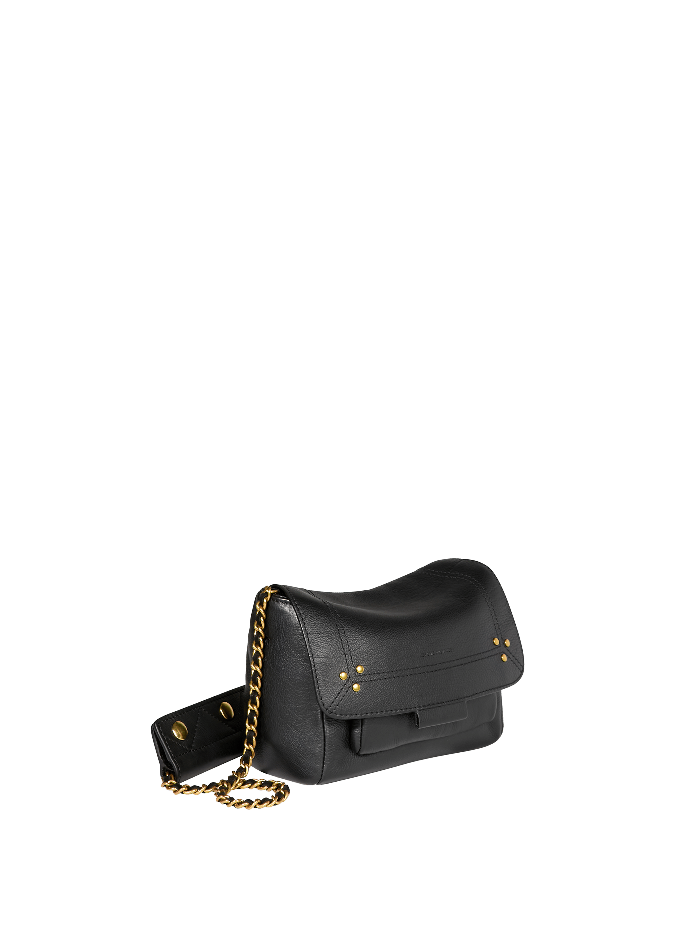 Lulu mini leather handbag JÉRÔME DREYFUSS Black