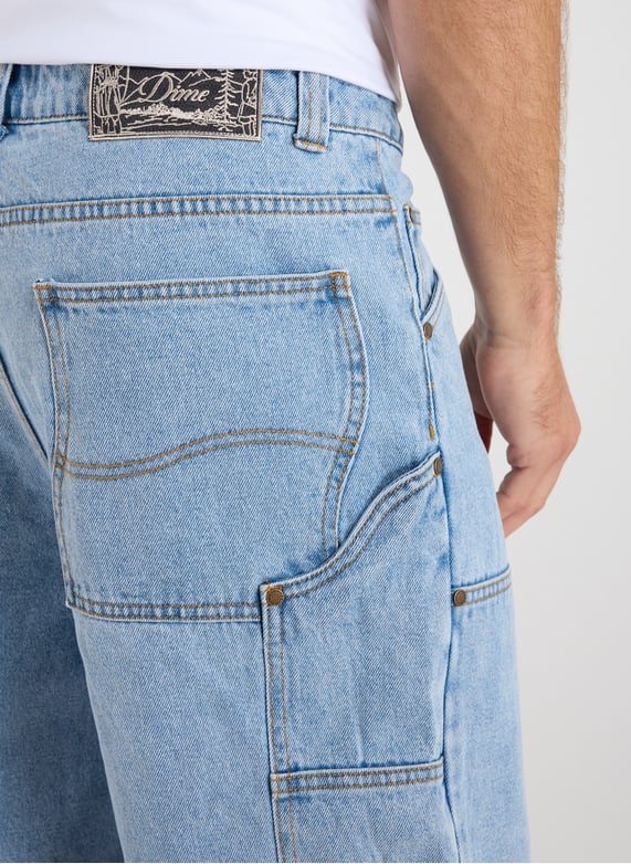 Short Carpenter en coton | Bleu by DIME Short Carpenter en coton Bleu