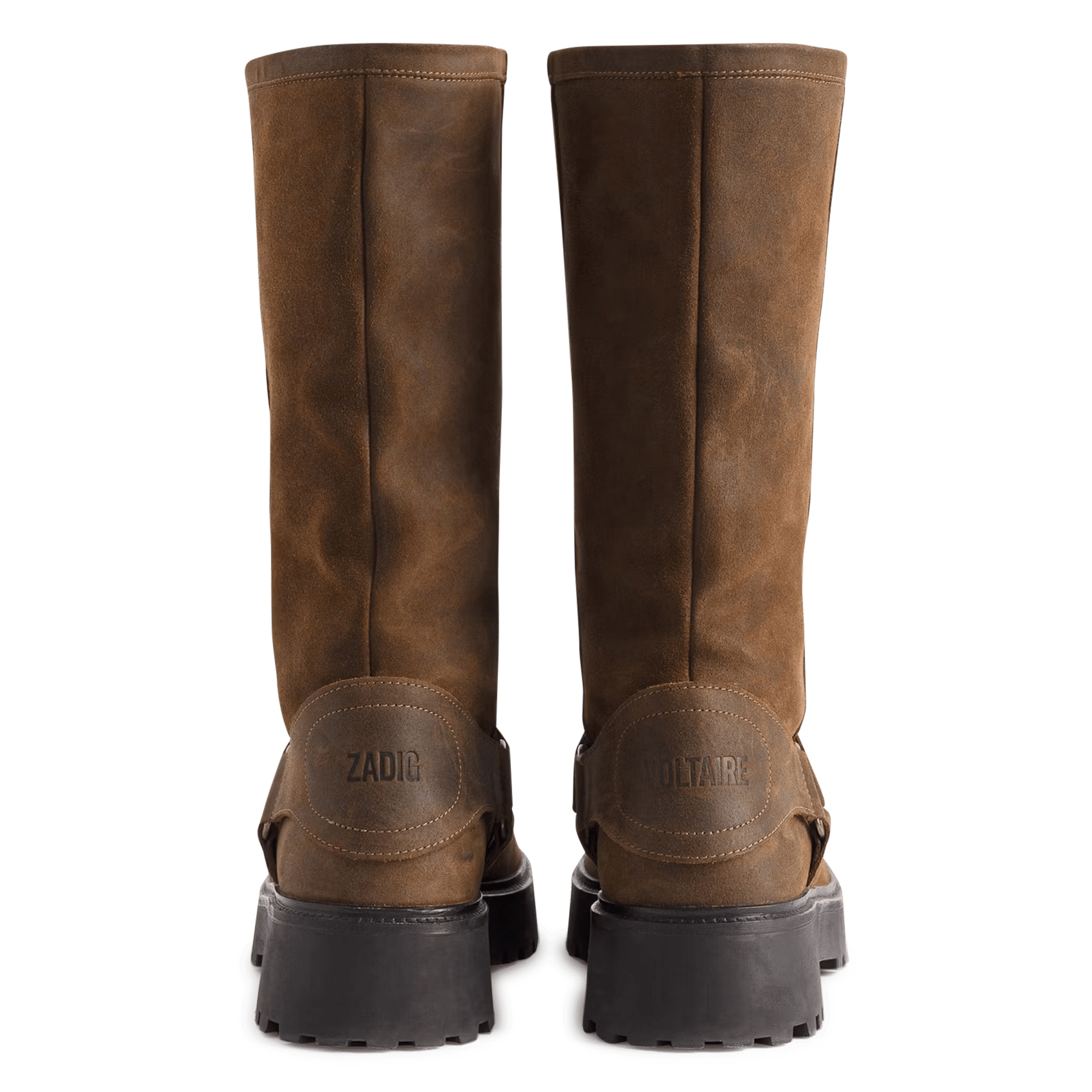 Bottes en cuir velours angie ZADIG&VOLTAIRE Marron