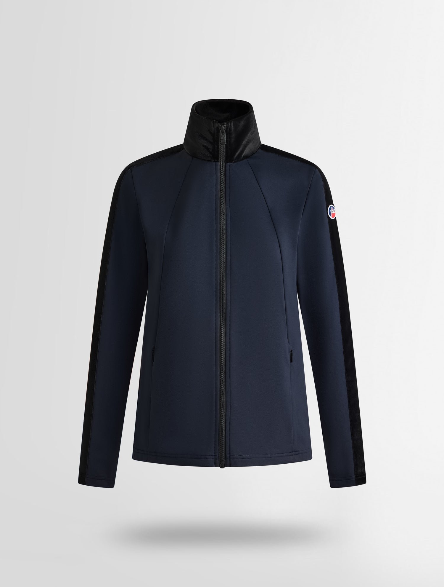 Veste technique stellaria col montant coupe ajustée FUSALP Bleu