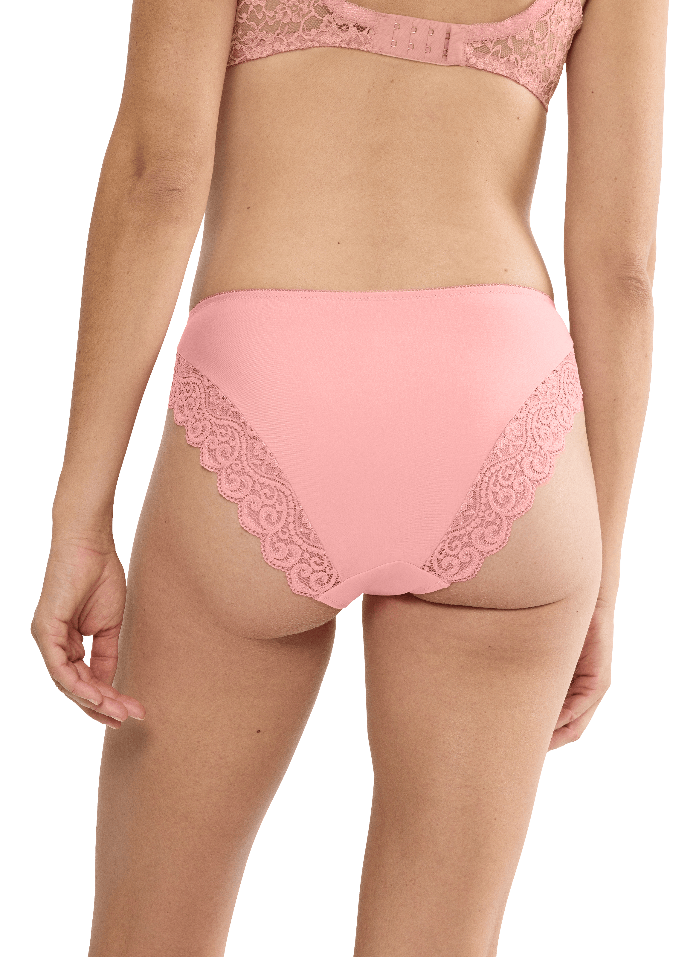Culotte bords dentelles TRIUMPH Rose