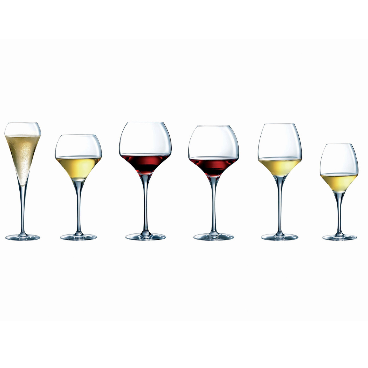 Open up - coffret 2 verres à pied 40 cl universal tasting CHEF & SOMMELIER Transparent