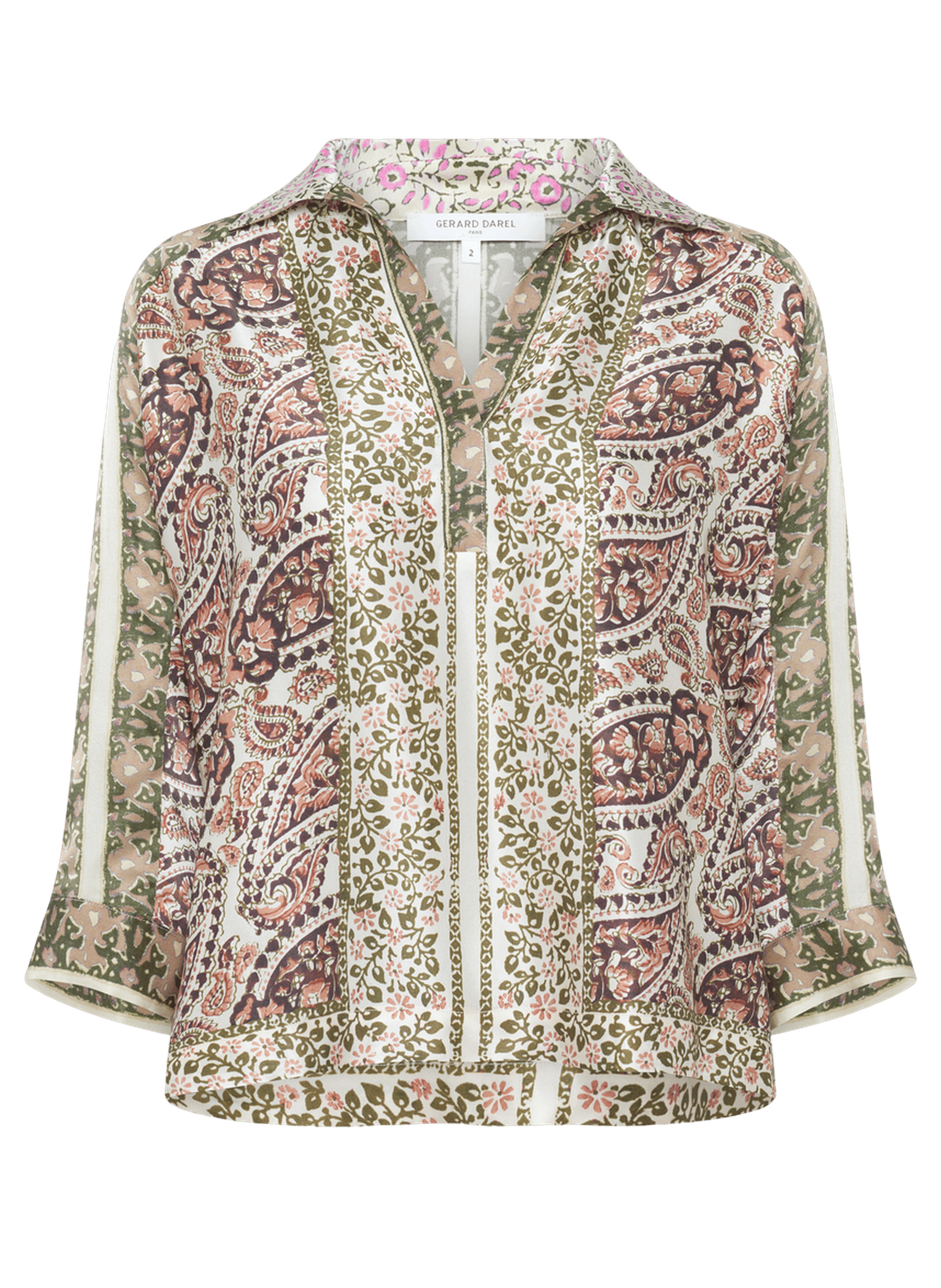 Chemise imprimée en soie - caurelie GERARD DAREL Multicolore