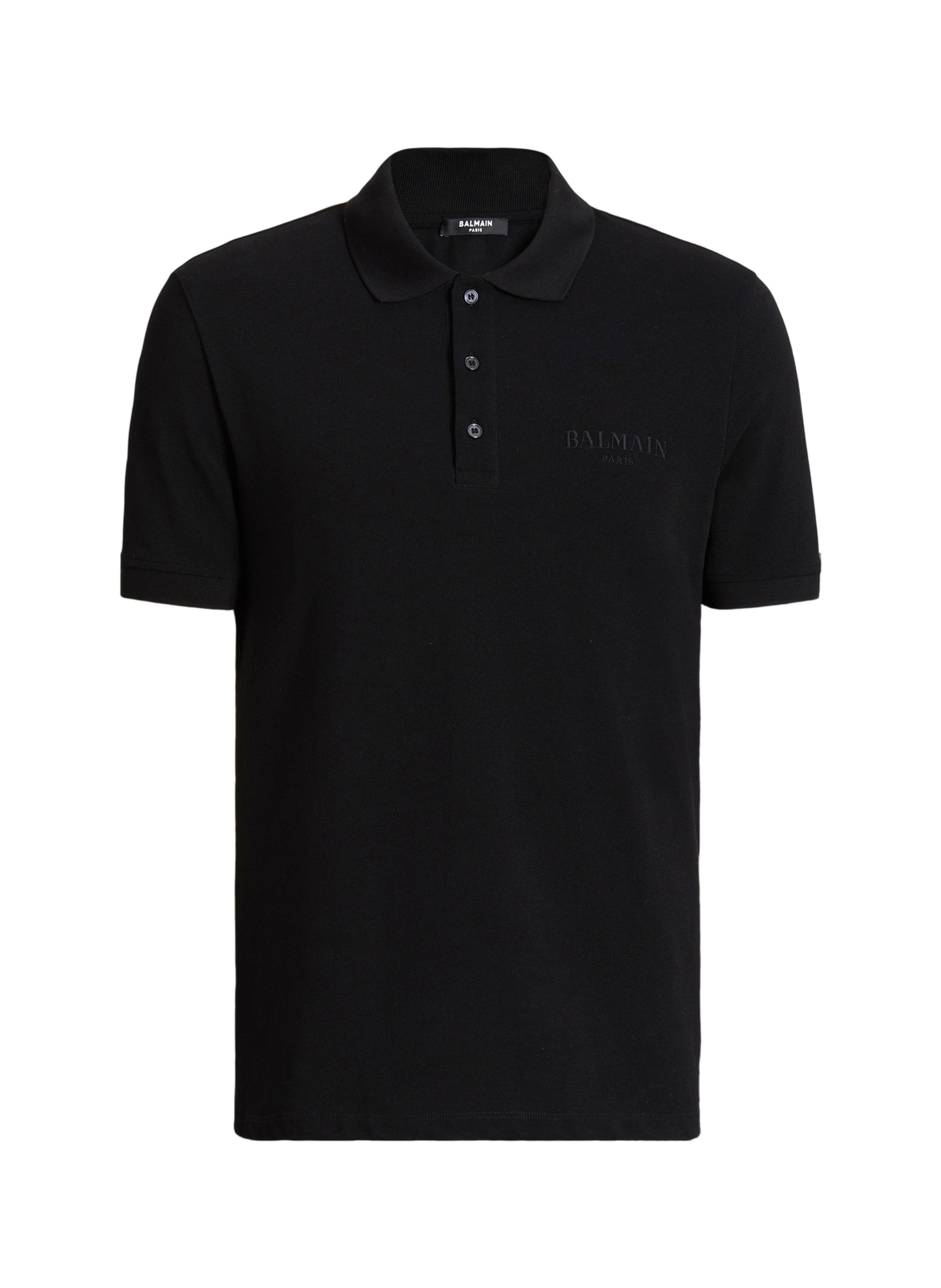 Polo balmain vintage brodé BALMAIN Noir