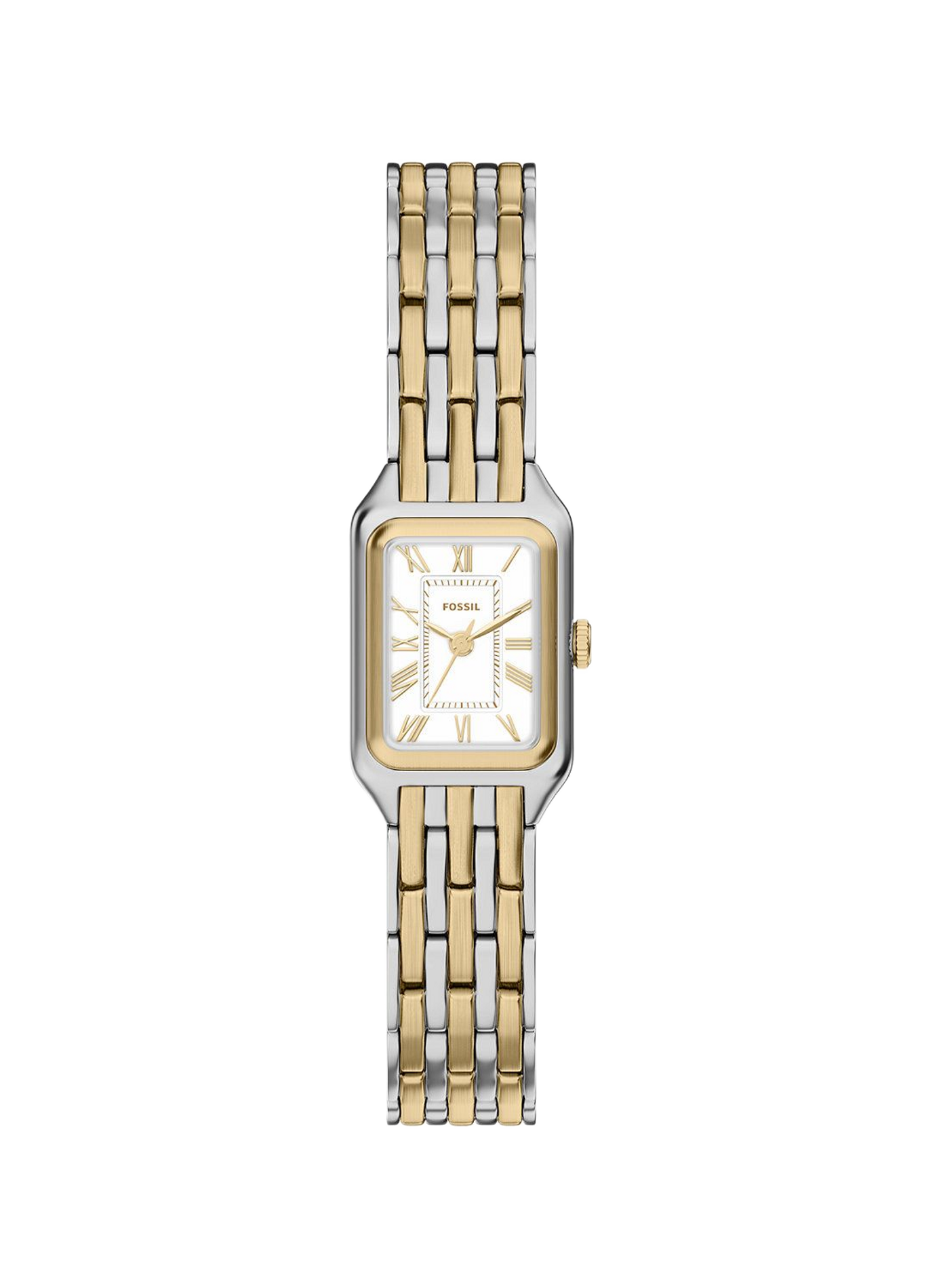 Montre quartz Raquel mini en acier inoxydable FOSSIL Blanc