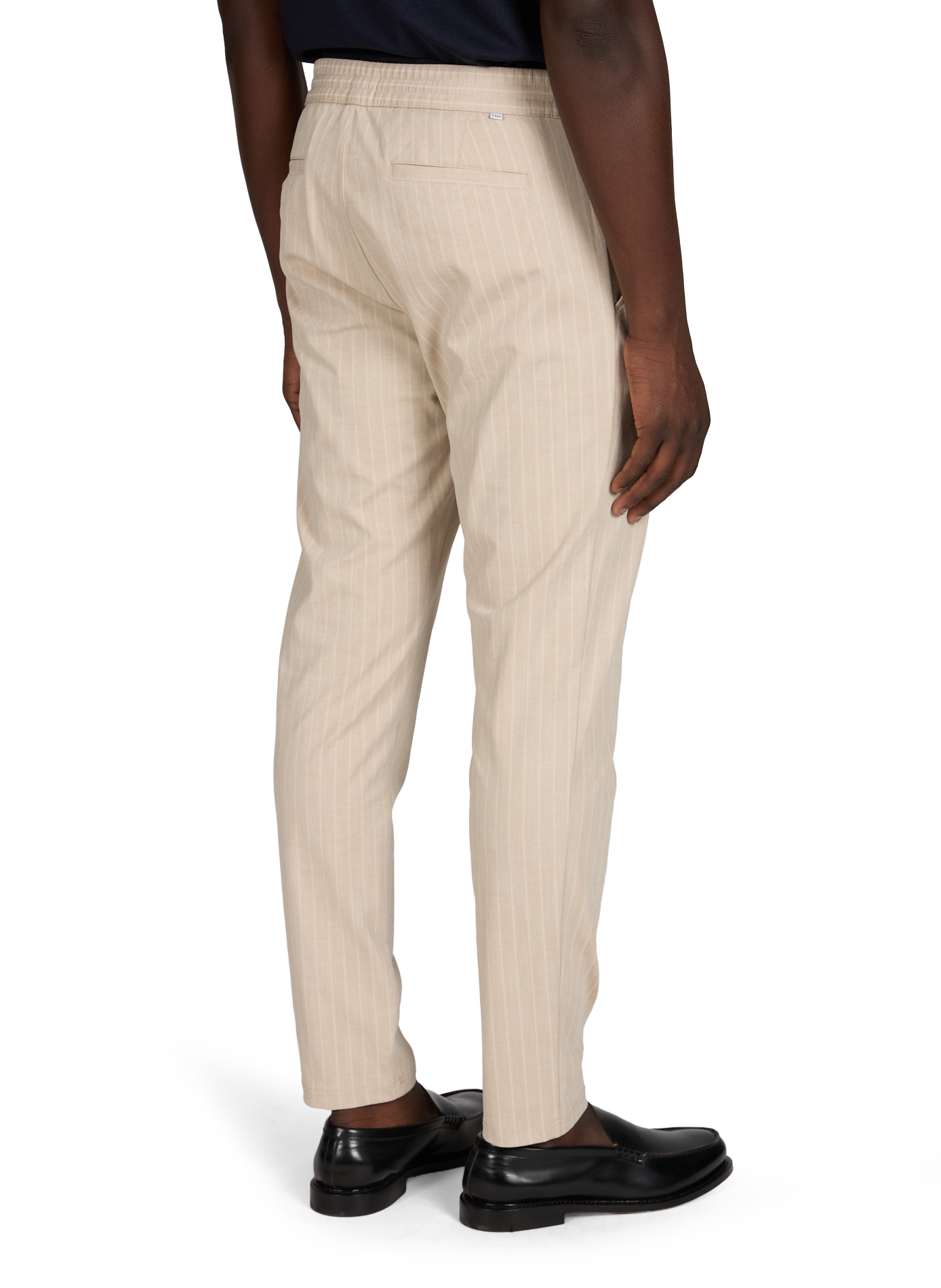 Striped cotton blend pants 1789 CALA Beige