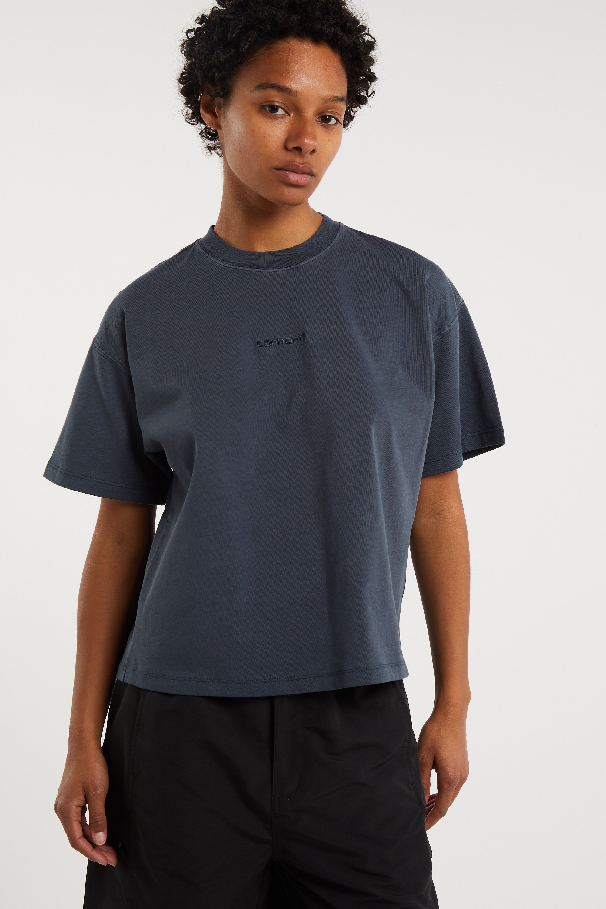 T-shirt w' s/s benton t-shirt CARHARTT WIP Bleu
