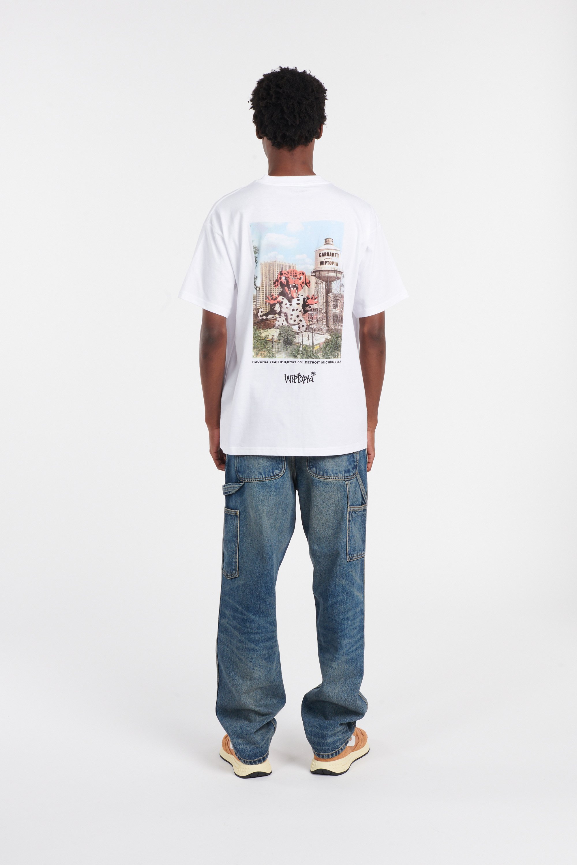 Jean single knee CARHARTT WIP Bleu