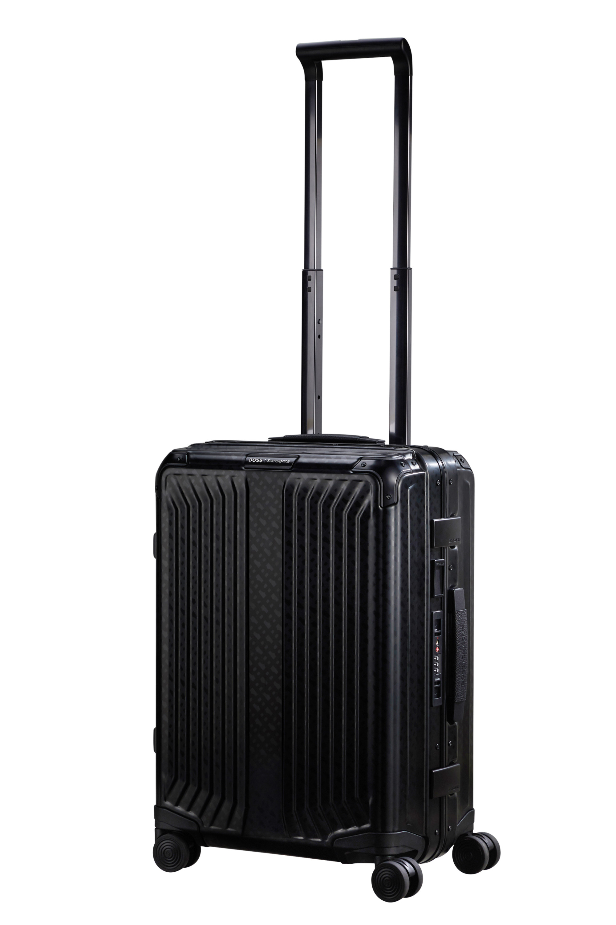Lite-box alu / boss valise 4 roues taille s SAMSONITE Noir