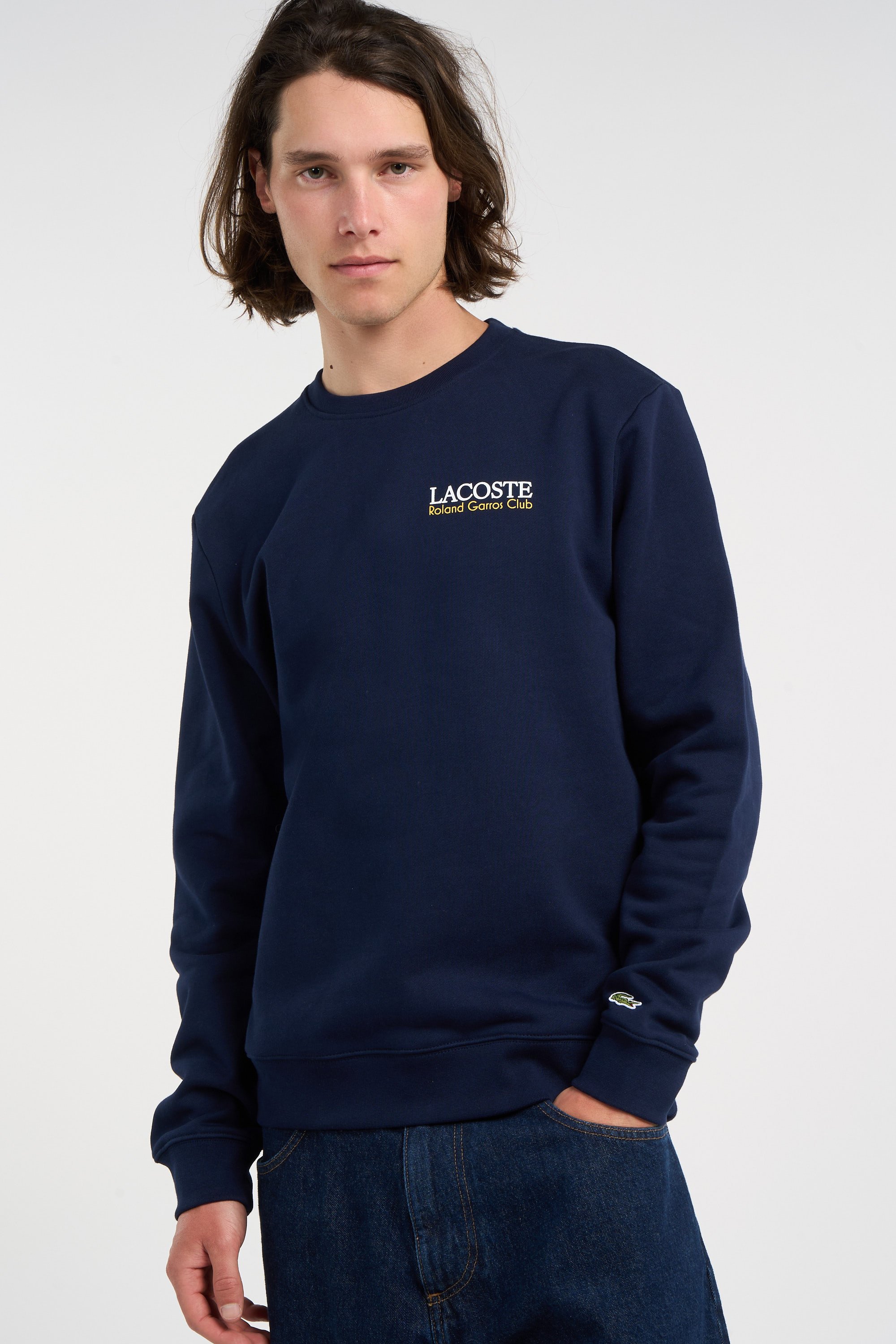 Sweatshirt roland garros club LACOSTE Bleu