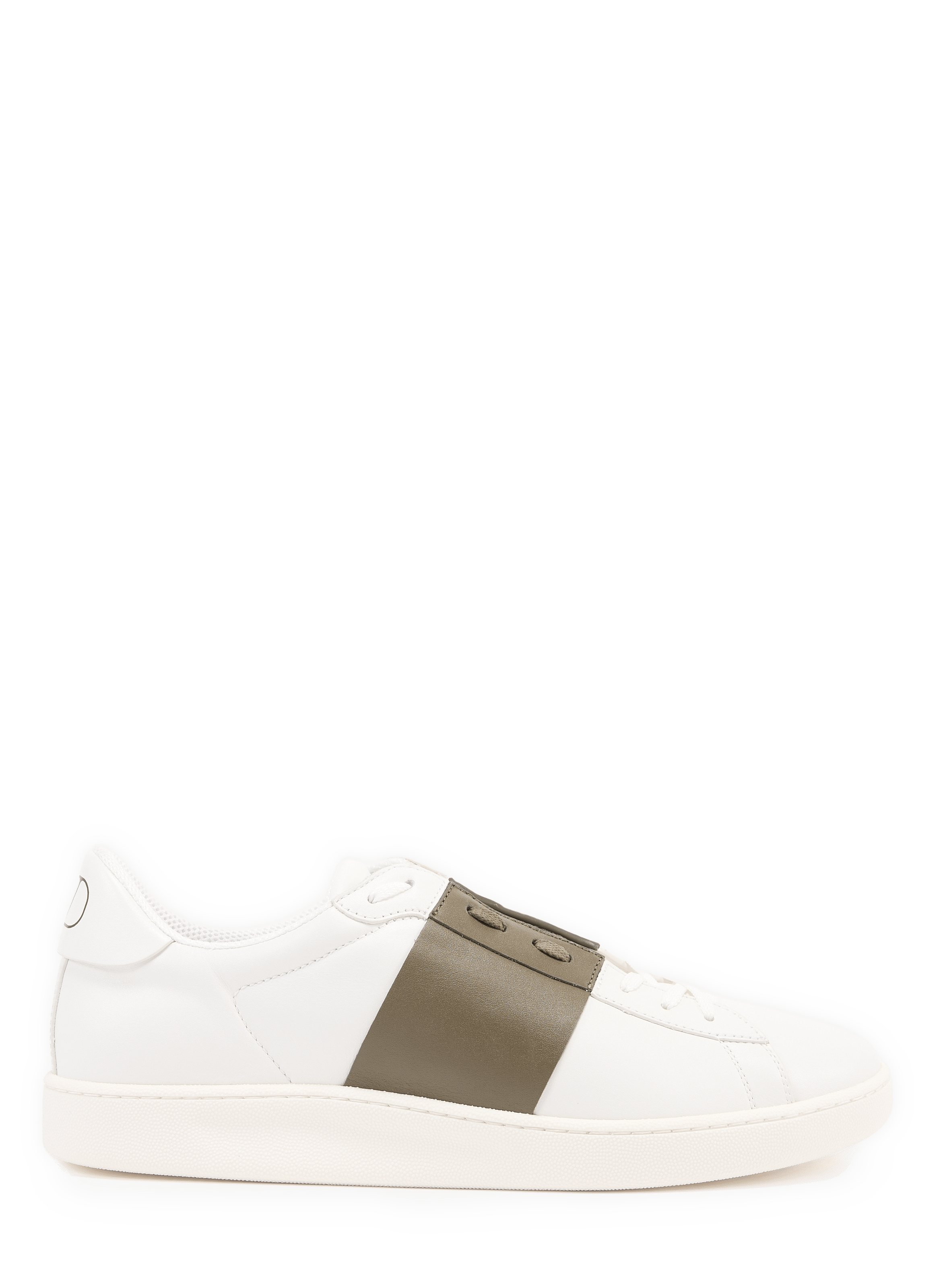 Leather low-top sneakers VALENTINO White