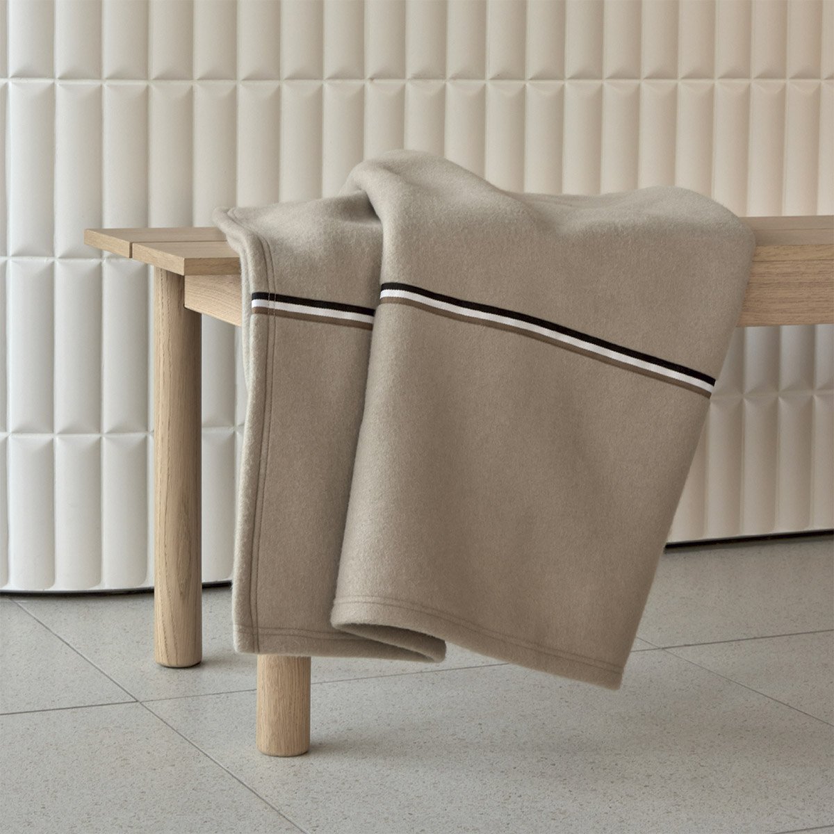 Plaid en polaire, b linea BOSS HOME Beige