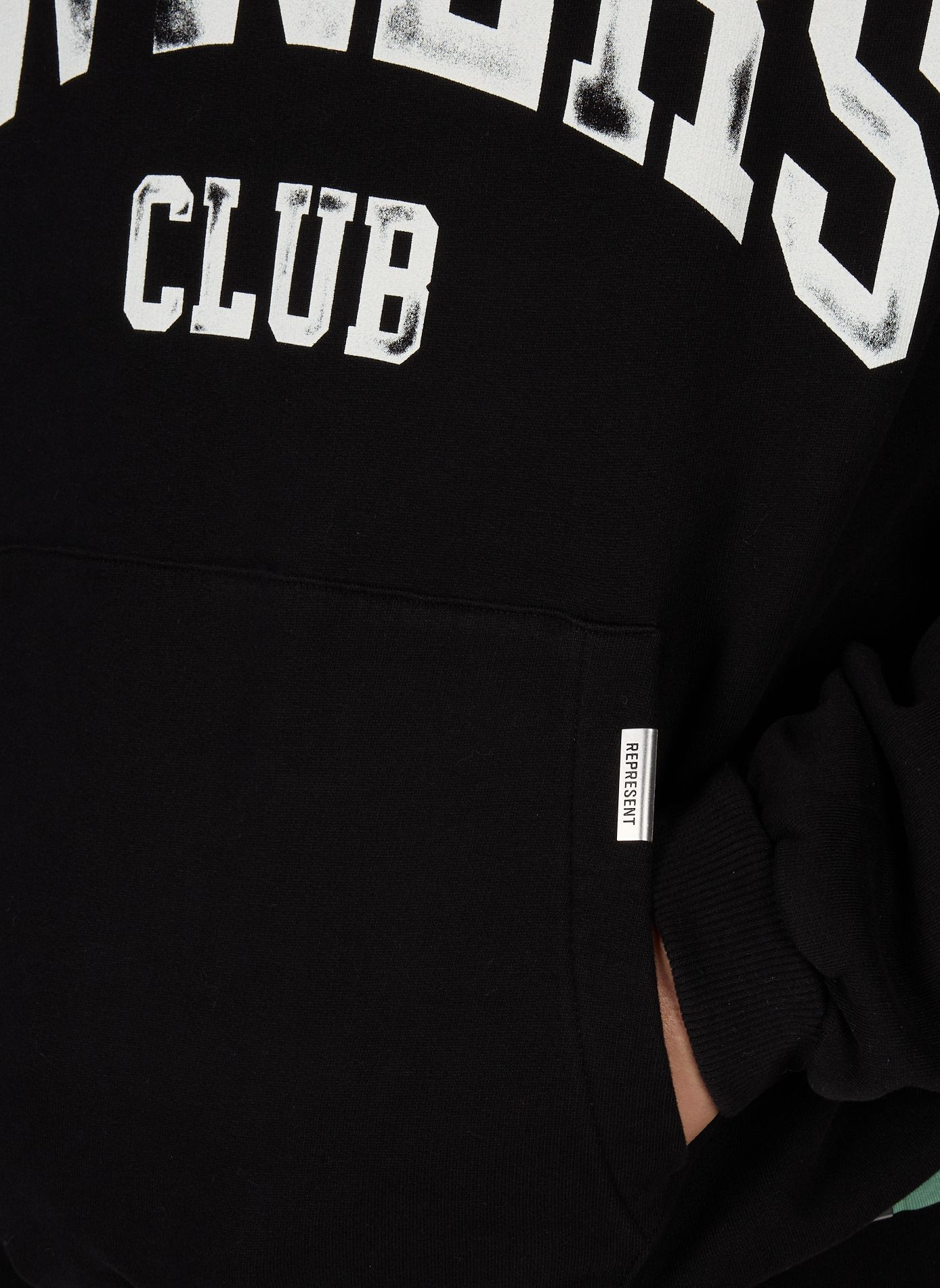 Cotton hoodie REPRESENT Black