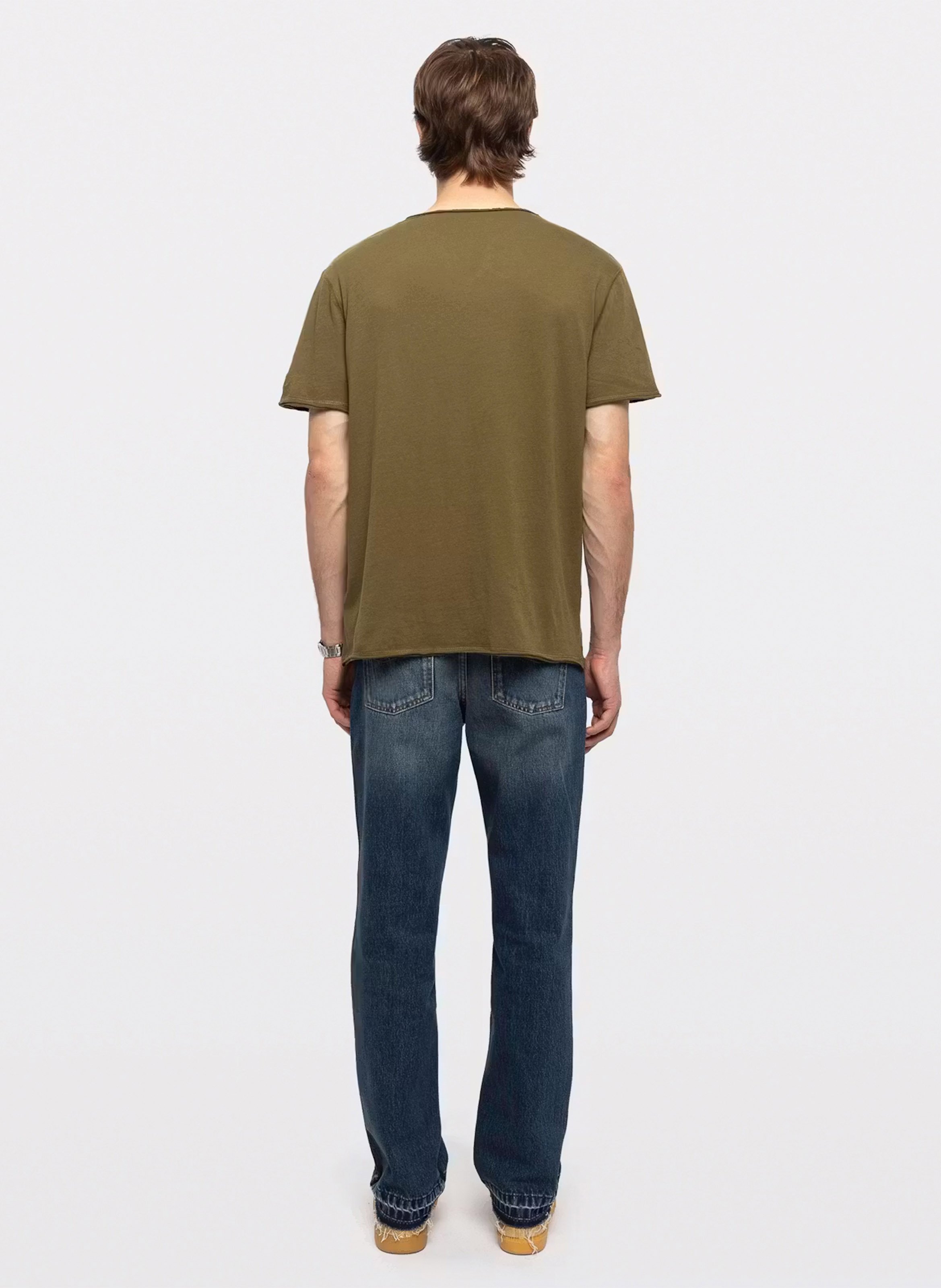 Rechte katoenen T-shirt in Monastir-stijl ZADIG&VOLTAIRE Groen