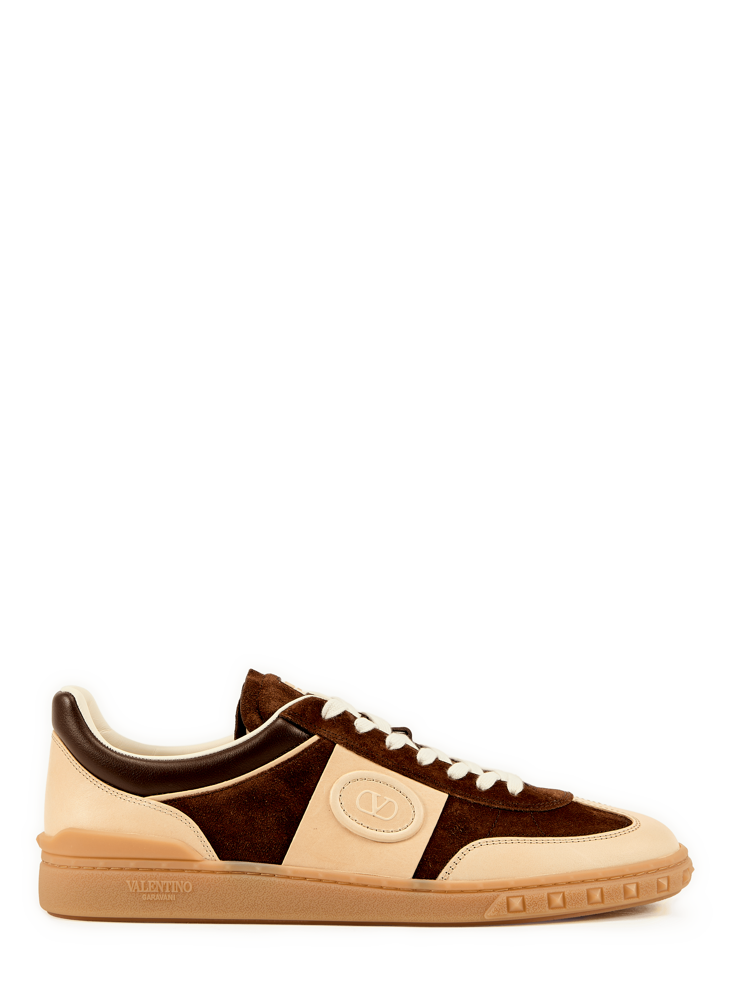 Baskets en cuir VALENTINO Marron