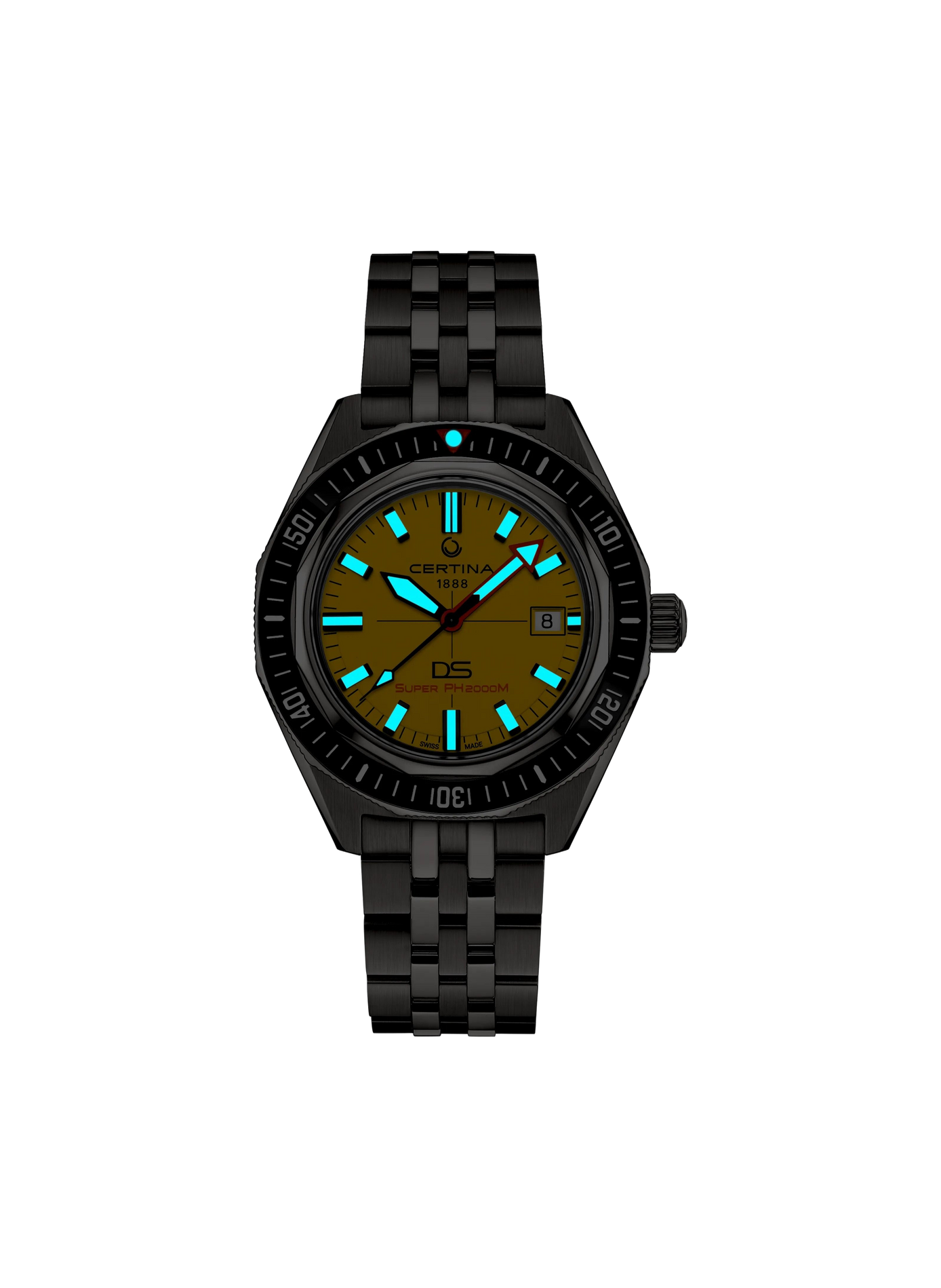 Montre automatique DS SUPER PH2000M en titane CERTINA Jaune