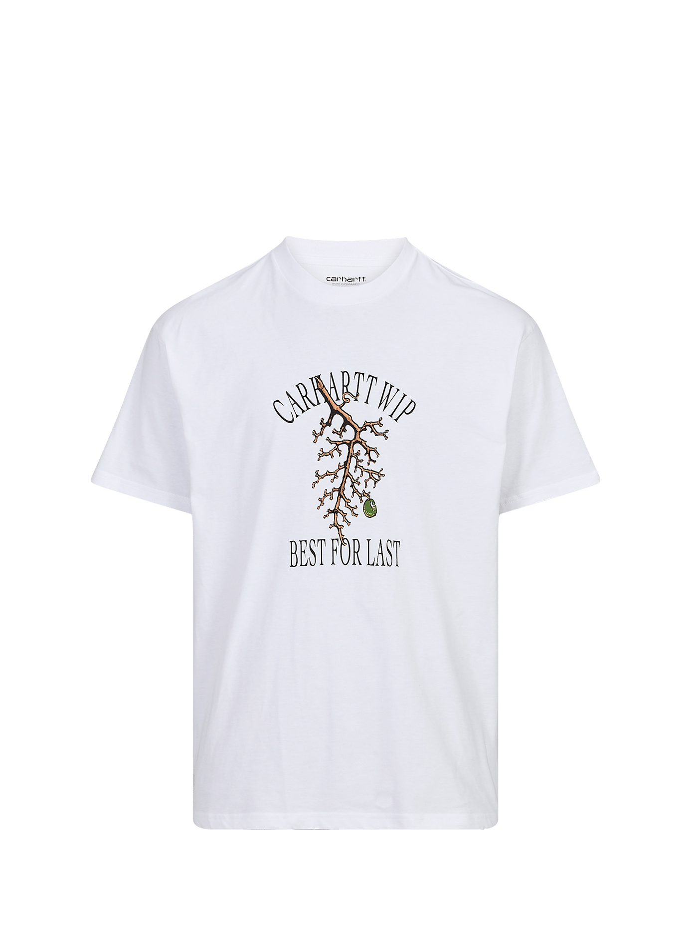 Straight printed cotton T-shirt CARHARTT WIP White