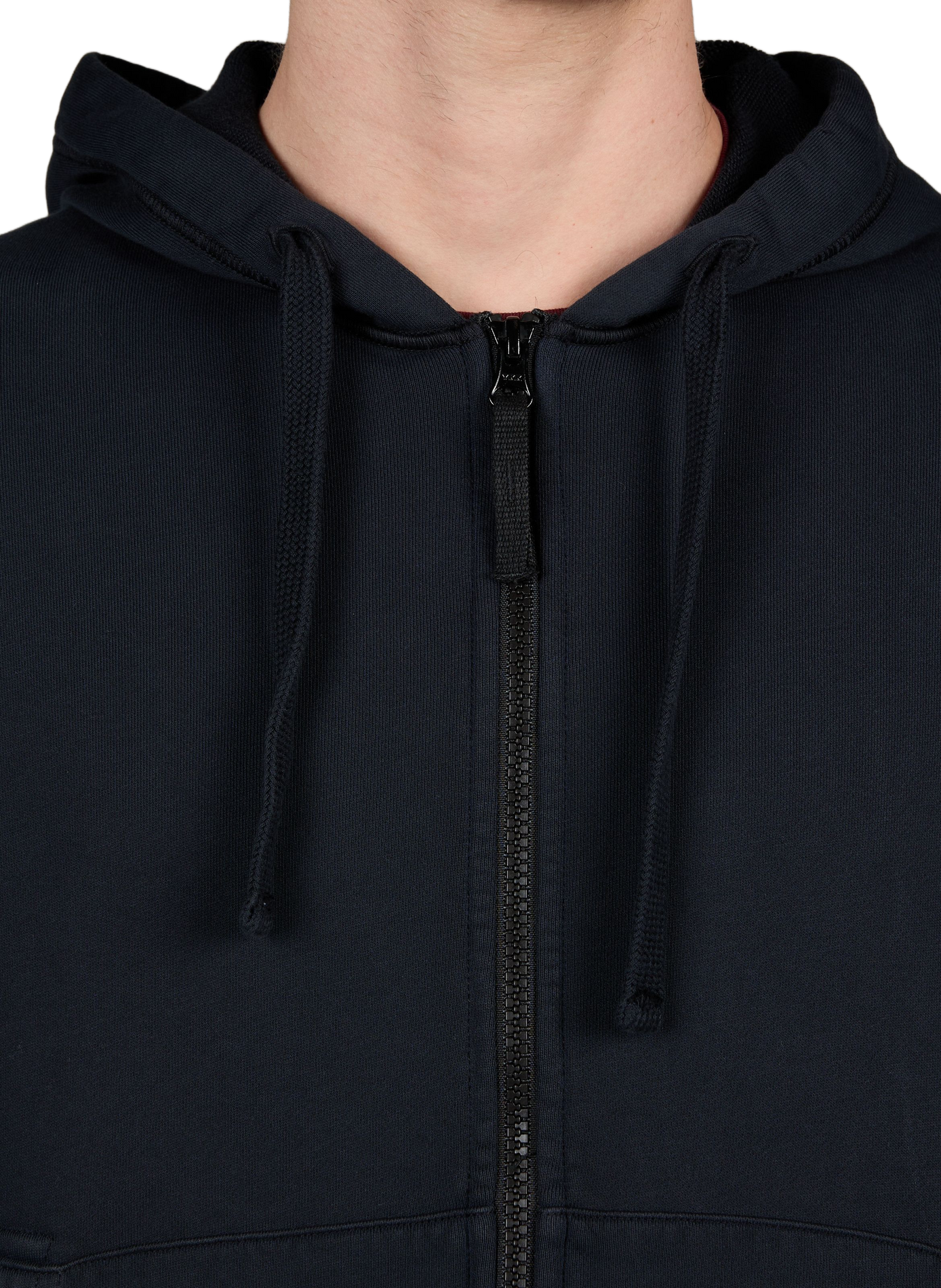 Ritssluiting hoodie STONE ISLAND Blauw