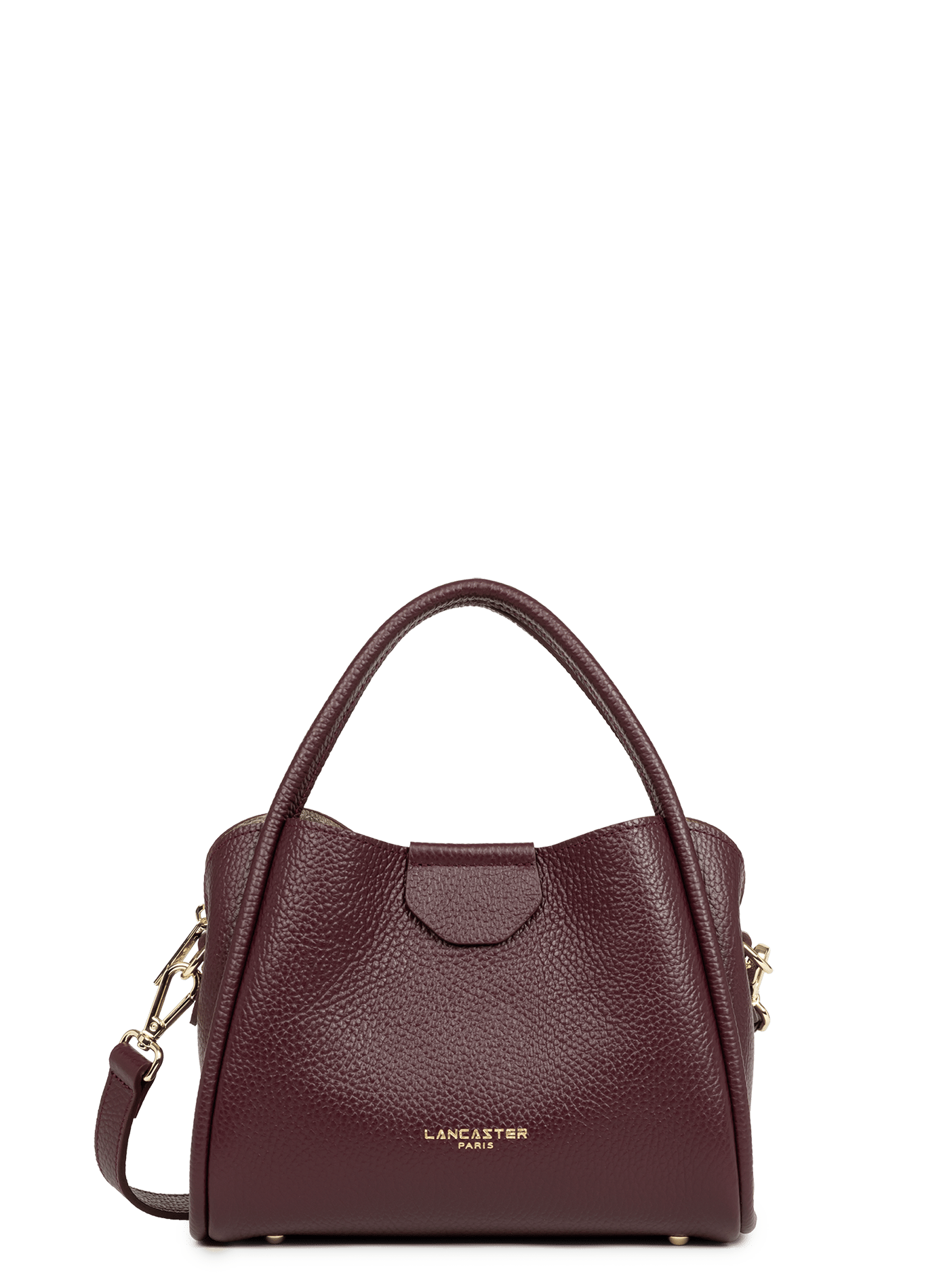 Petit sac à main - ida double  Bordeaux foncé