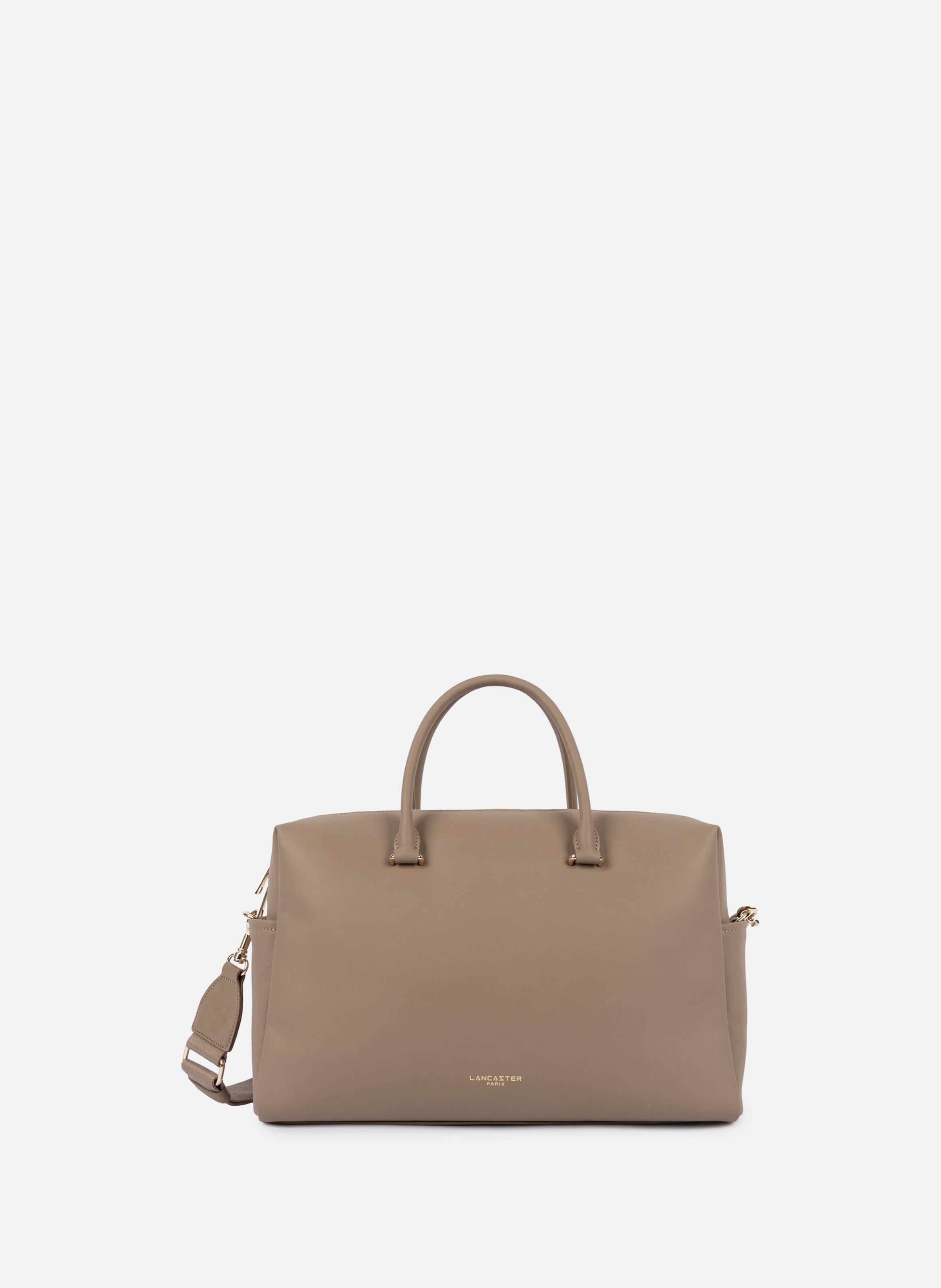 Grand sac cabas main - donna cube LANCASTER Marron