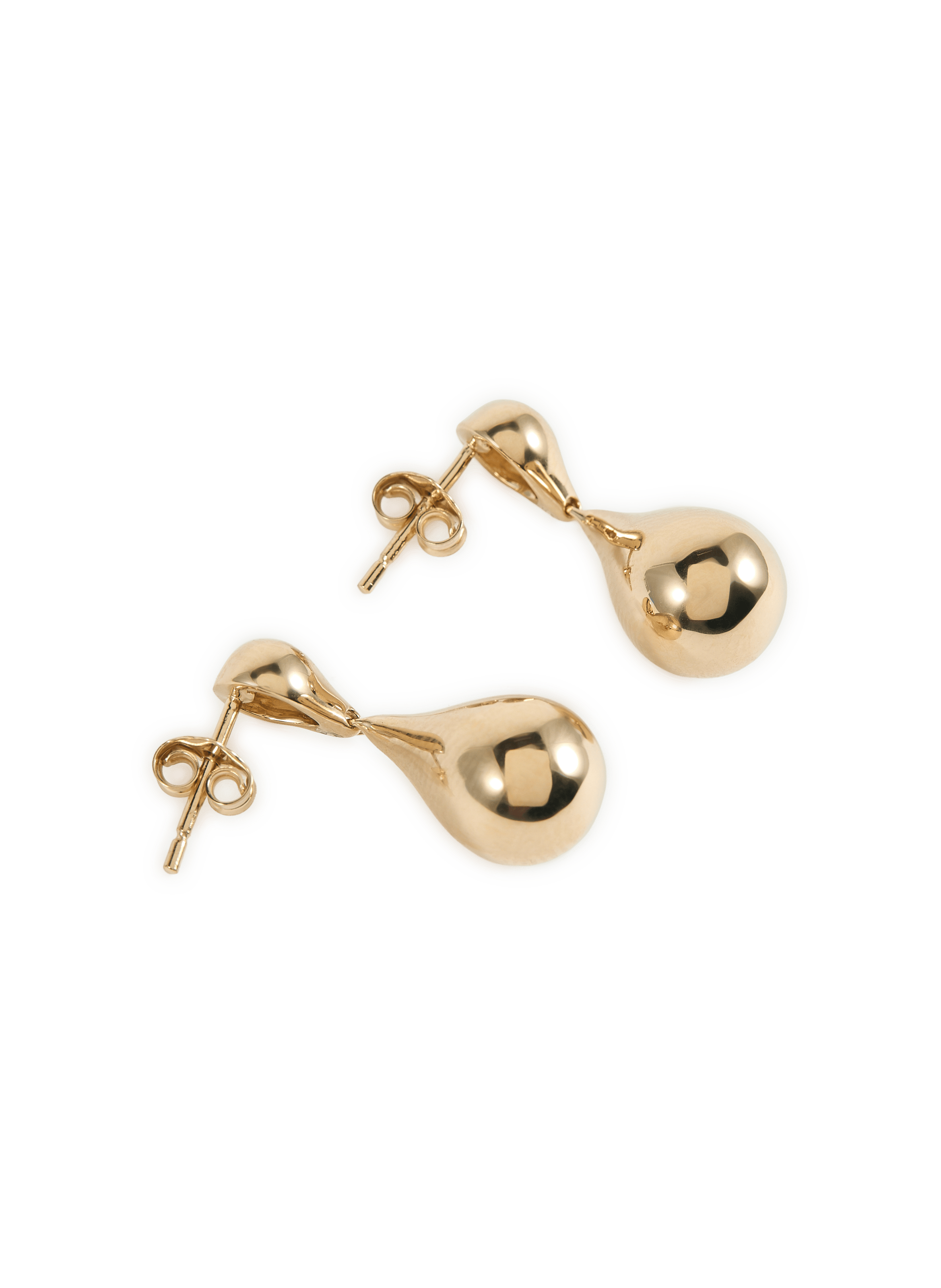 Silver earrings OTIUMBERG Golden