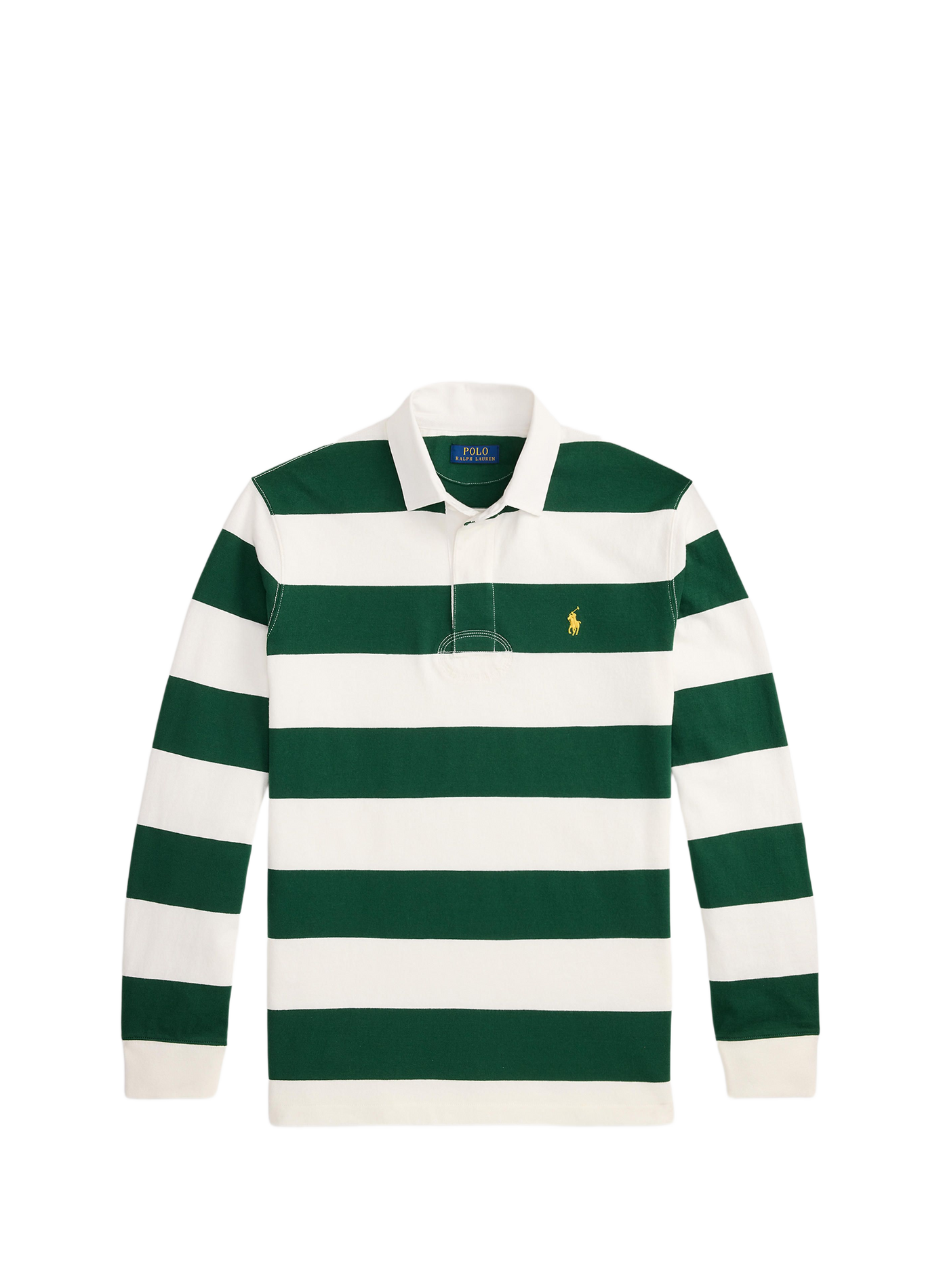 Polo rayé manches longues en coton POLO [10313] Trphy crm nw forest