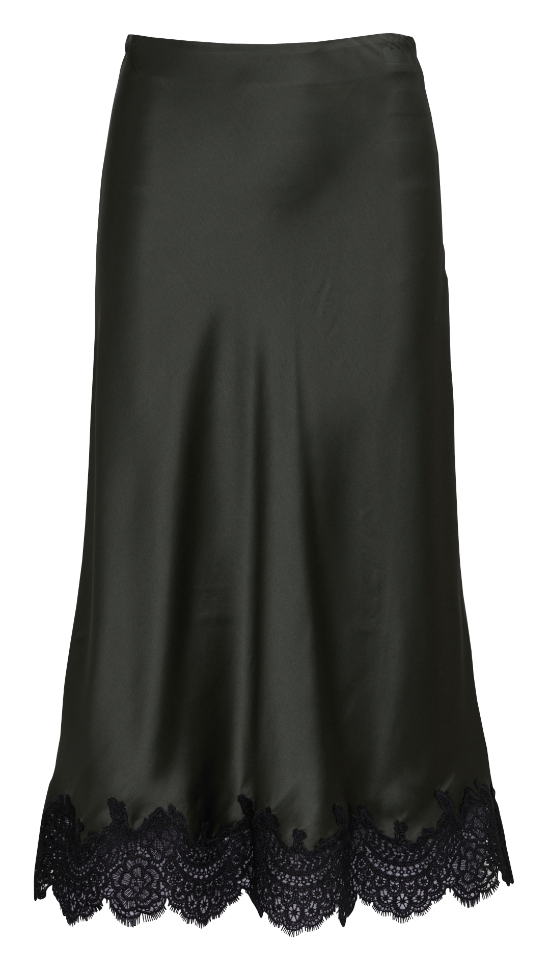 Jupe longue droite odile MAISON 123 Kaki