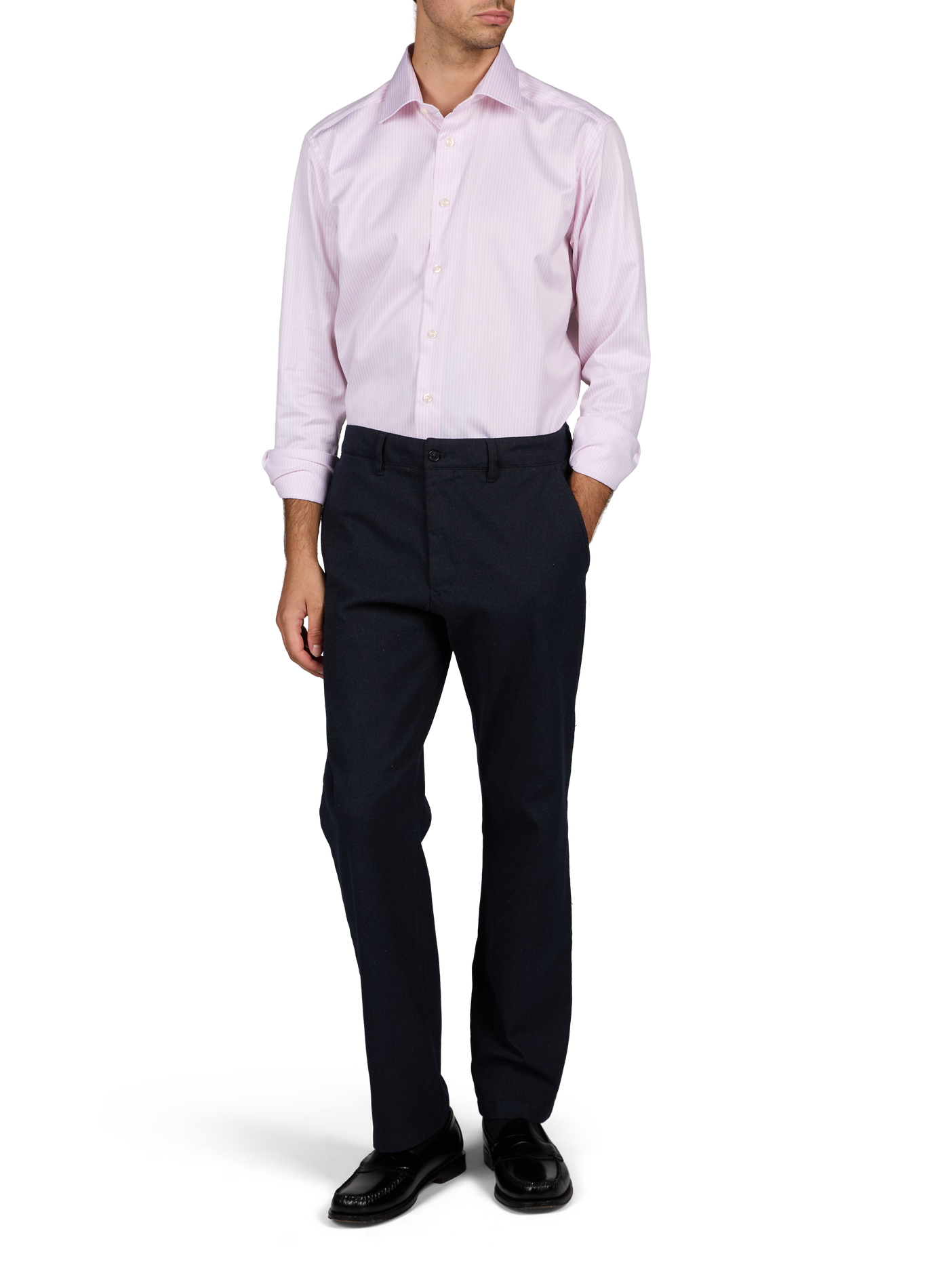 Chino broek recht Aden 10 NN.07 Blauw