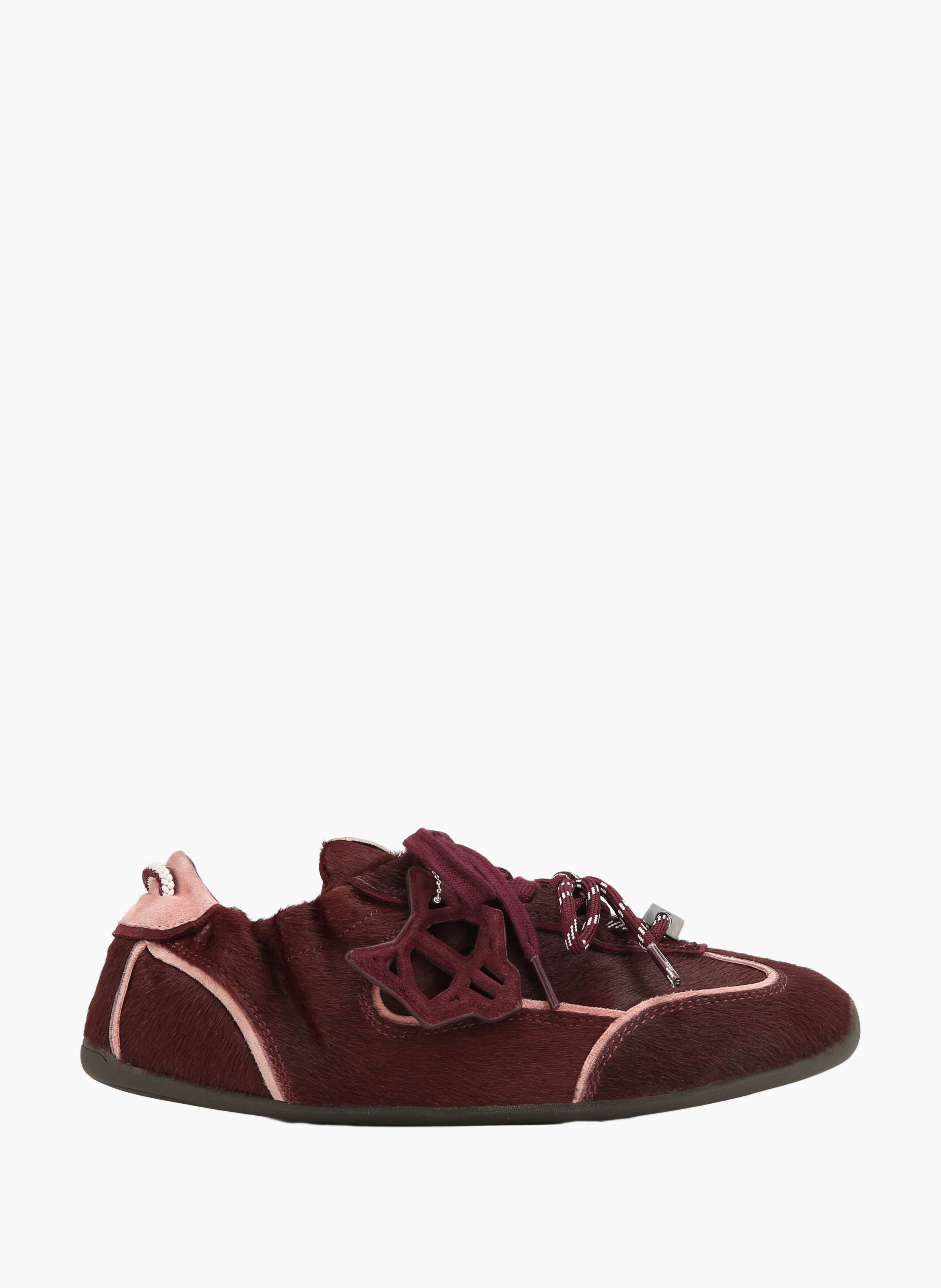 Soul-sneakers van ponyleer NAKED WOLFE Rood