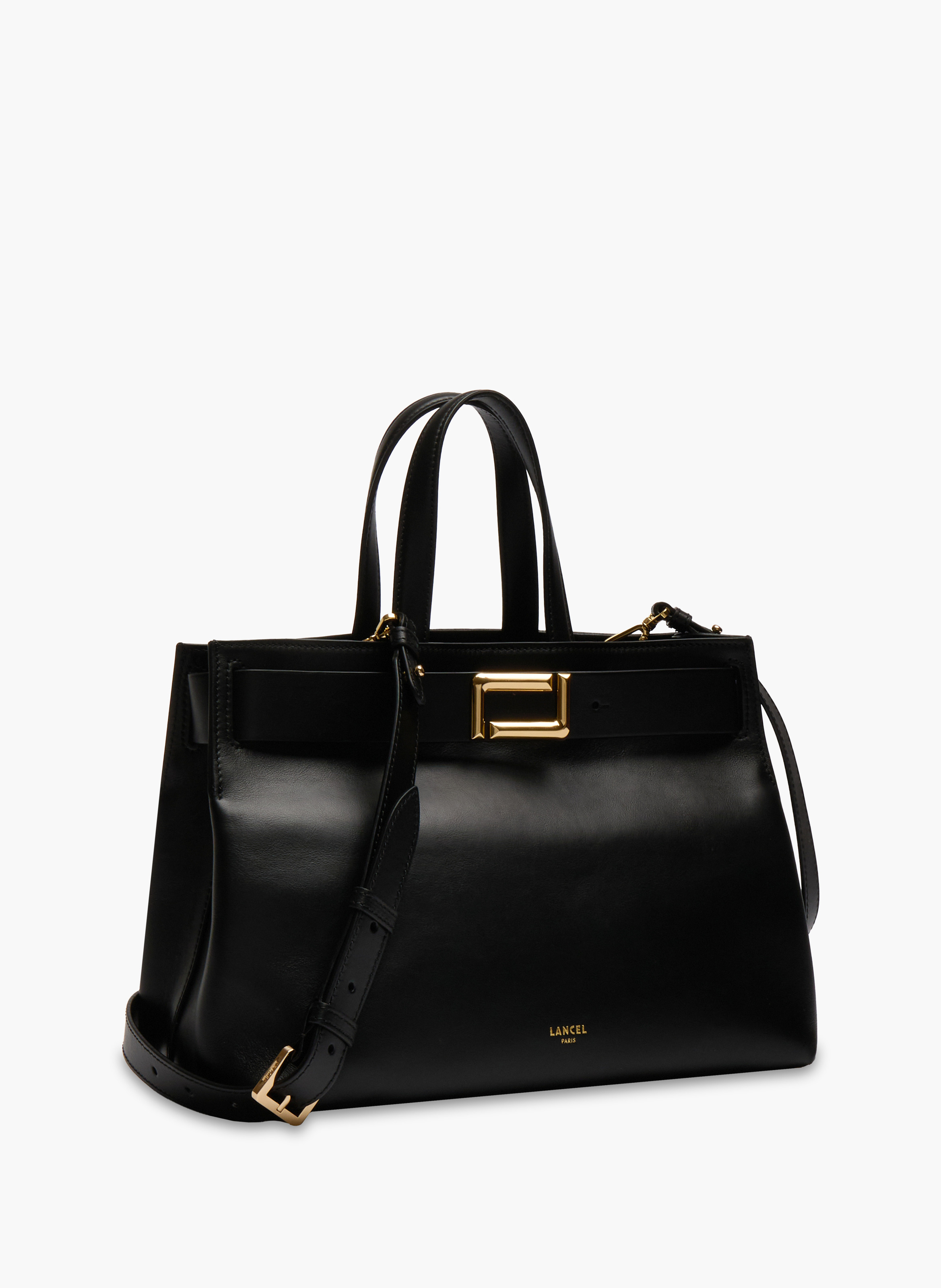 Sac carryall m angèle de lancel en cuir LANCEL Noir