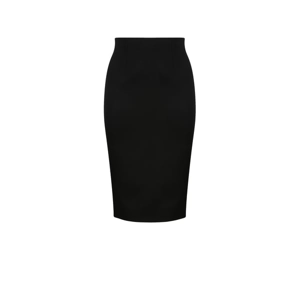 Jupe crayon en laine