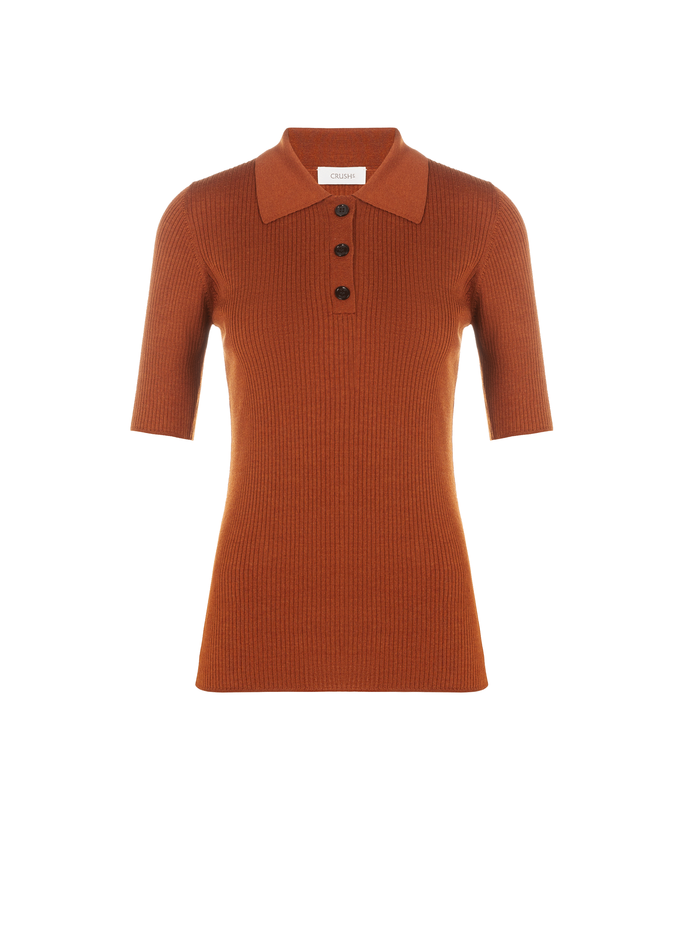 Polo en laine et soie