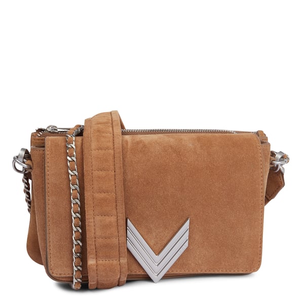 Sac bandoulière matelassé en cuir