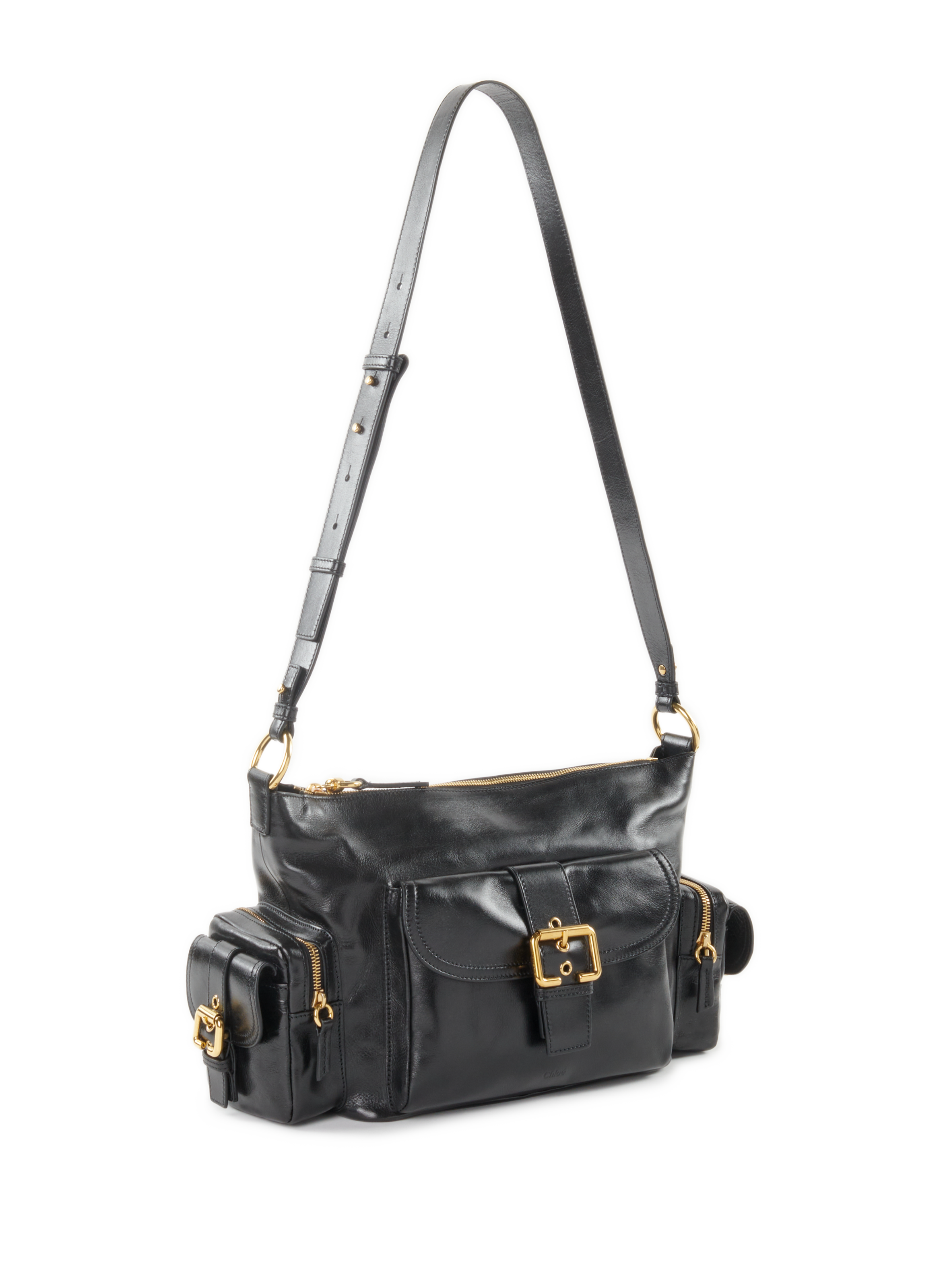 Sac à main Camera en cuir CHLOÉ Noir