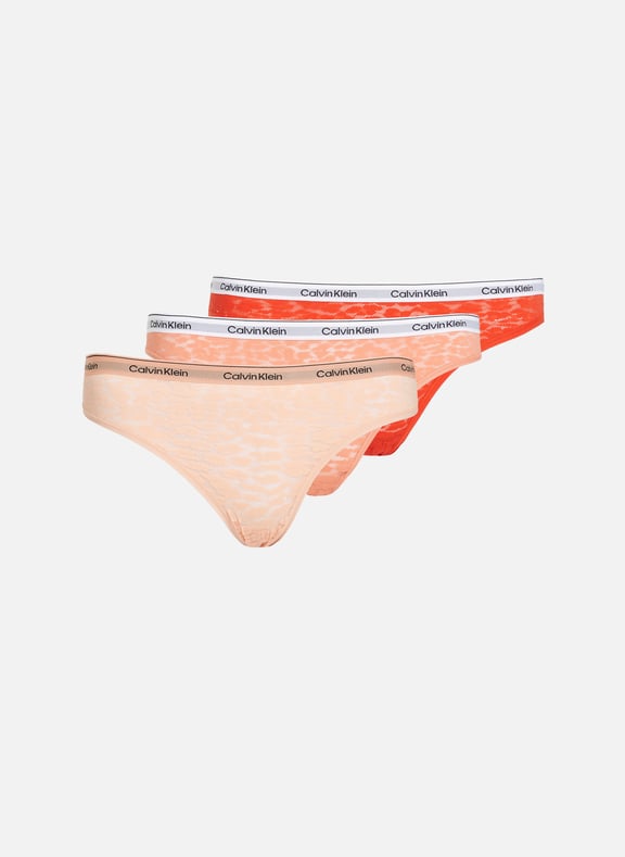 Lot de 3 culottes Orange by CALVIN KLEIN CALVIN KLEIN Lot de 3 culottes Orange