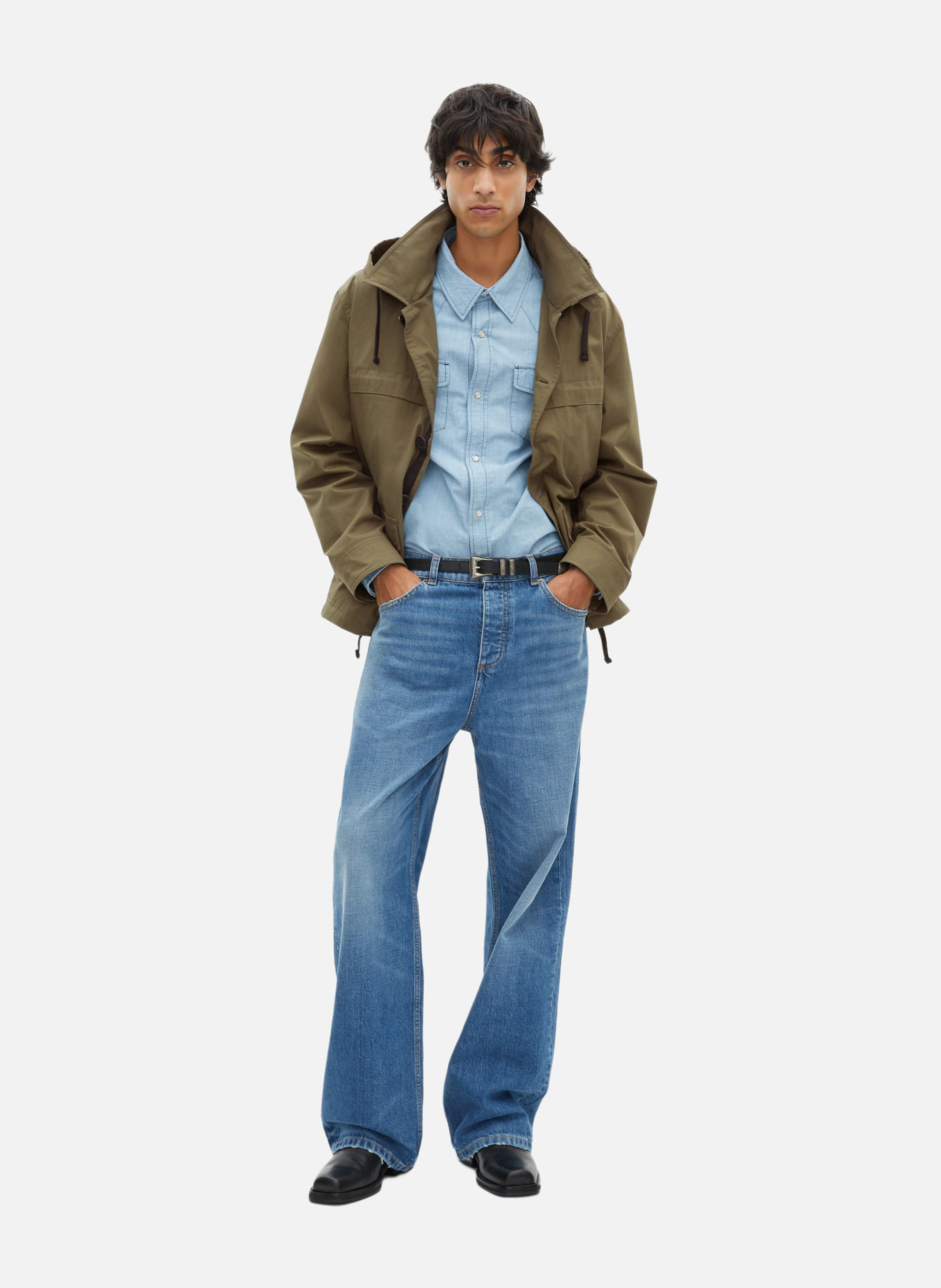 Parka courte à capuche THE KOOPLES Vert