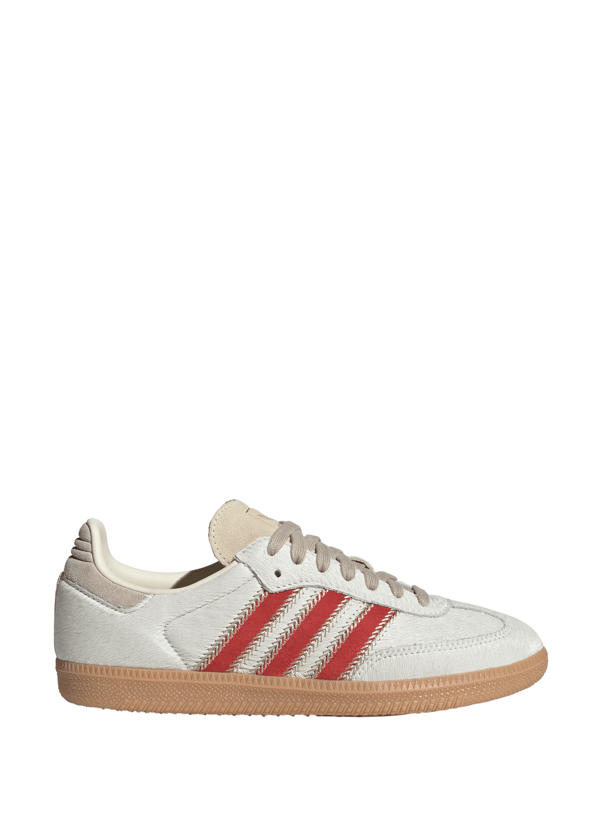 ADIDAS Bi-material sneakers Beige