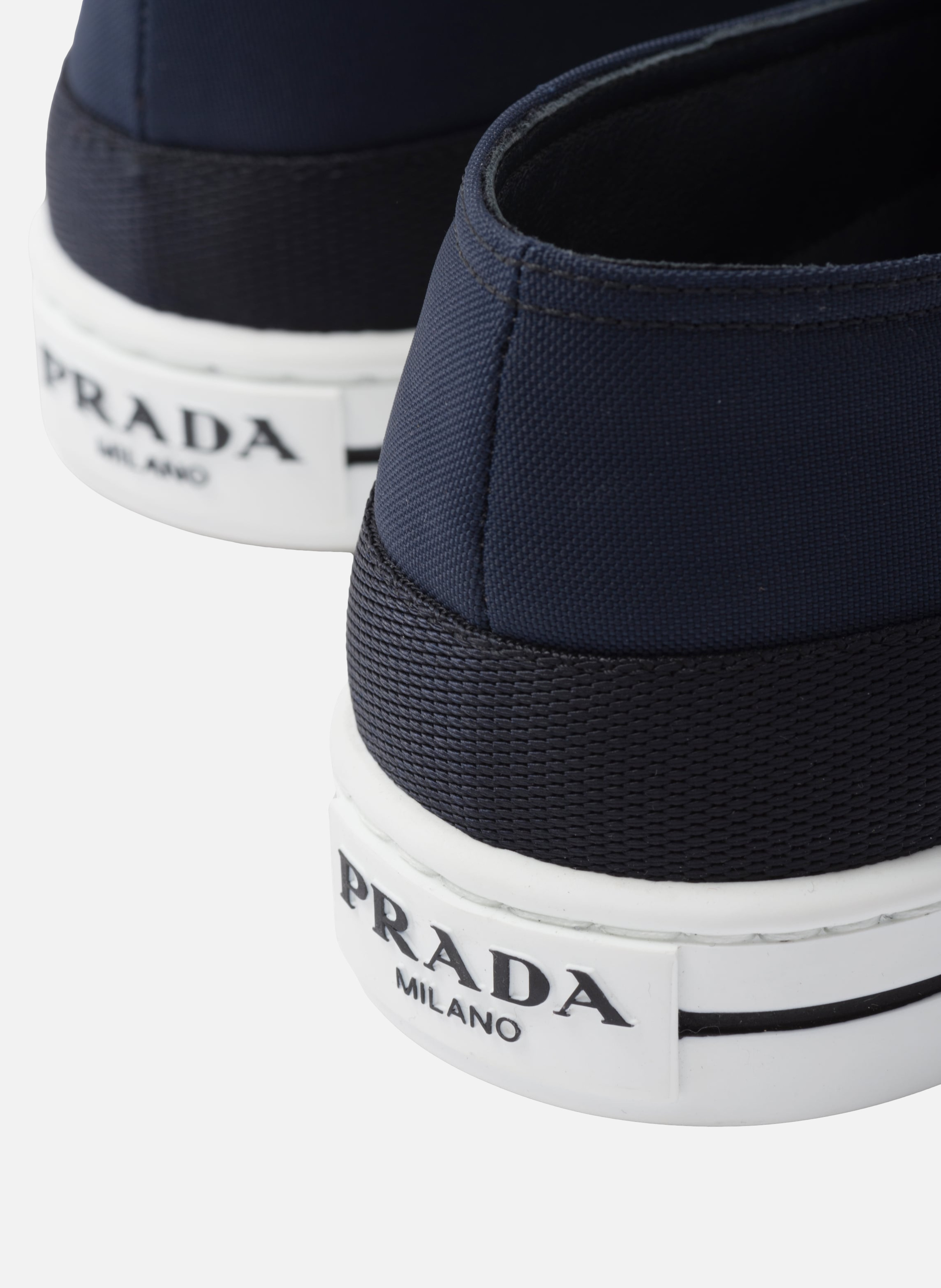 Baskets à enfiler en re-nylon PRADA Bleu