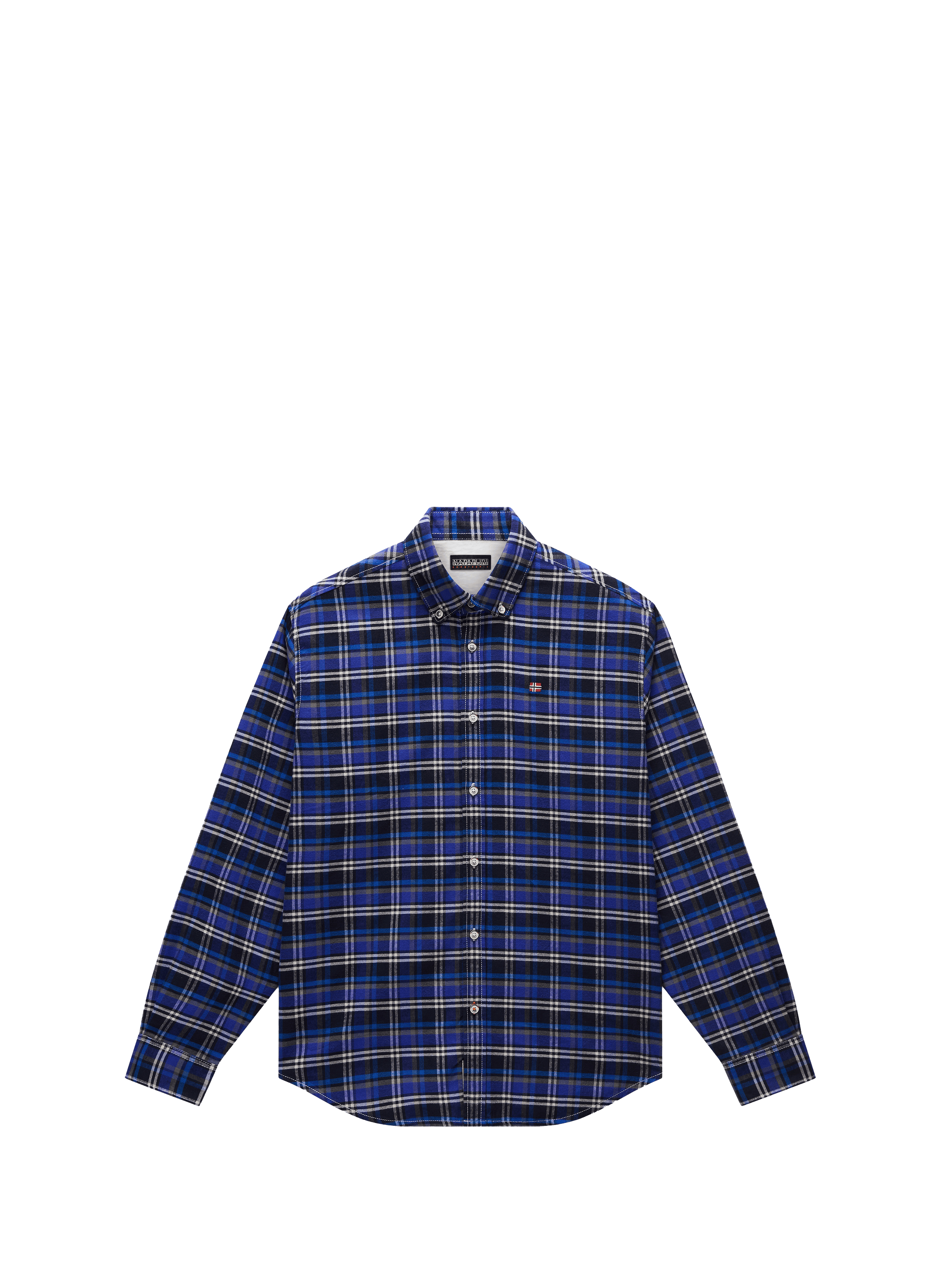 Checked shirt with American collar in cotton NAPAPIJRI Multicolour