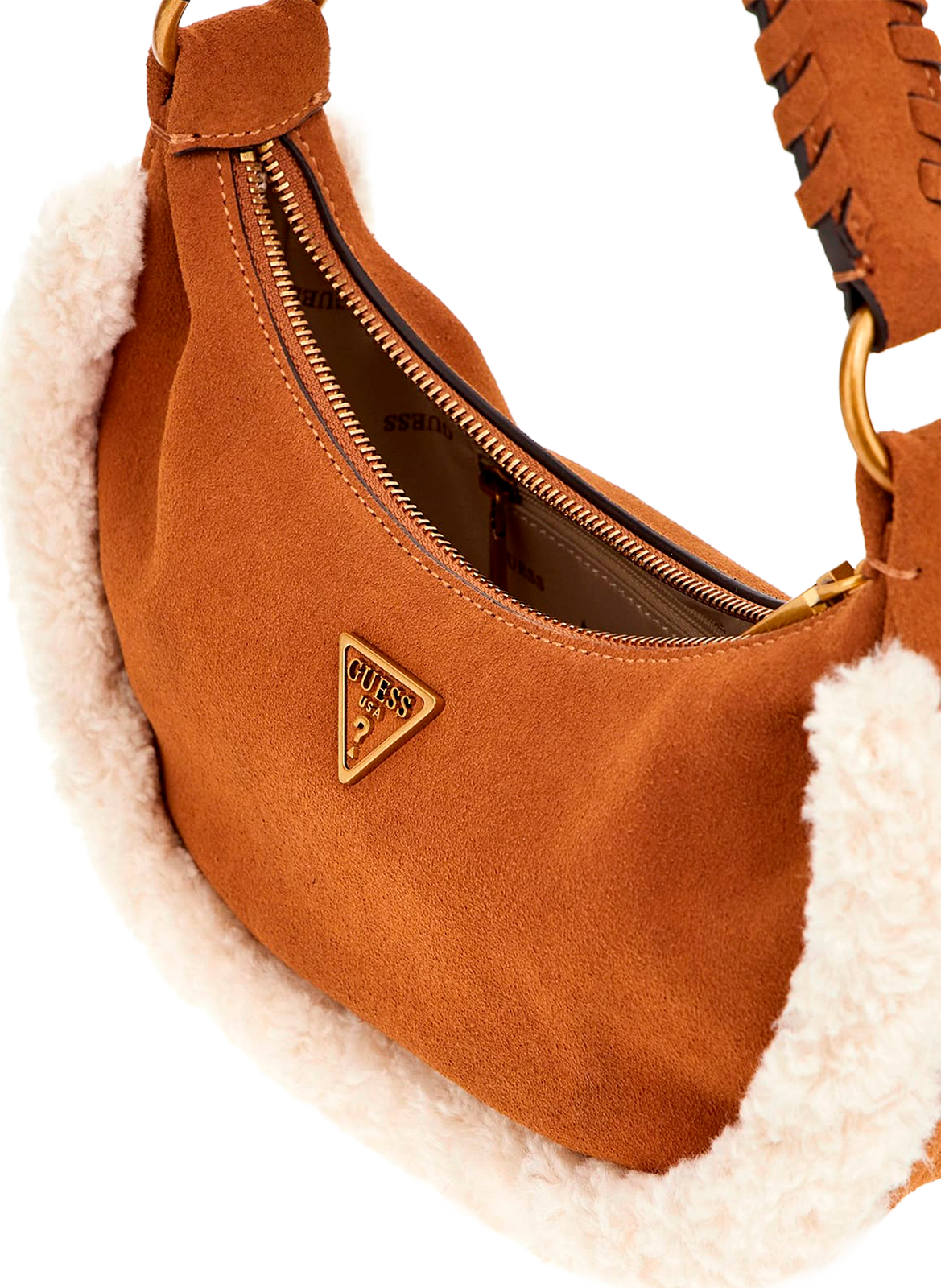 Shoulder bag GUESS Brown