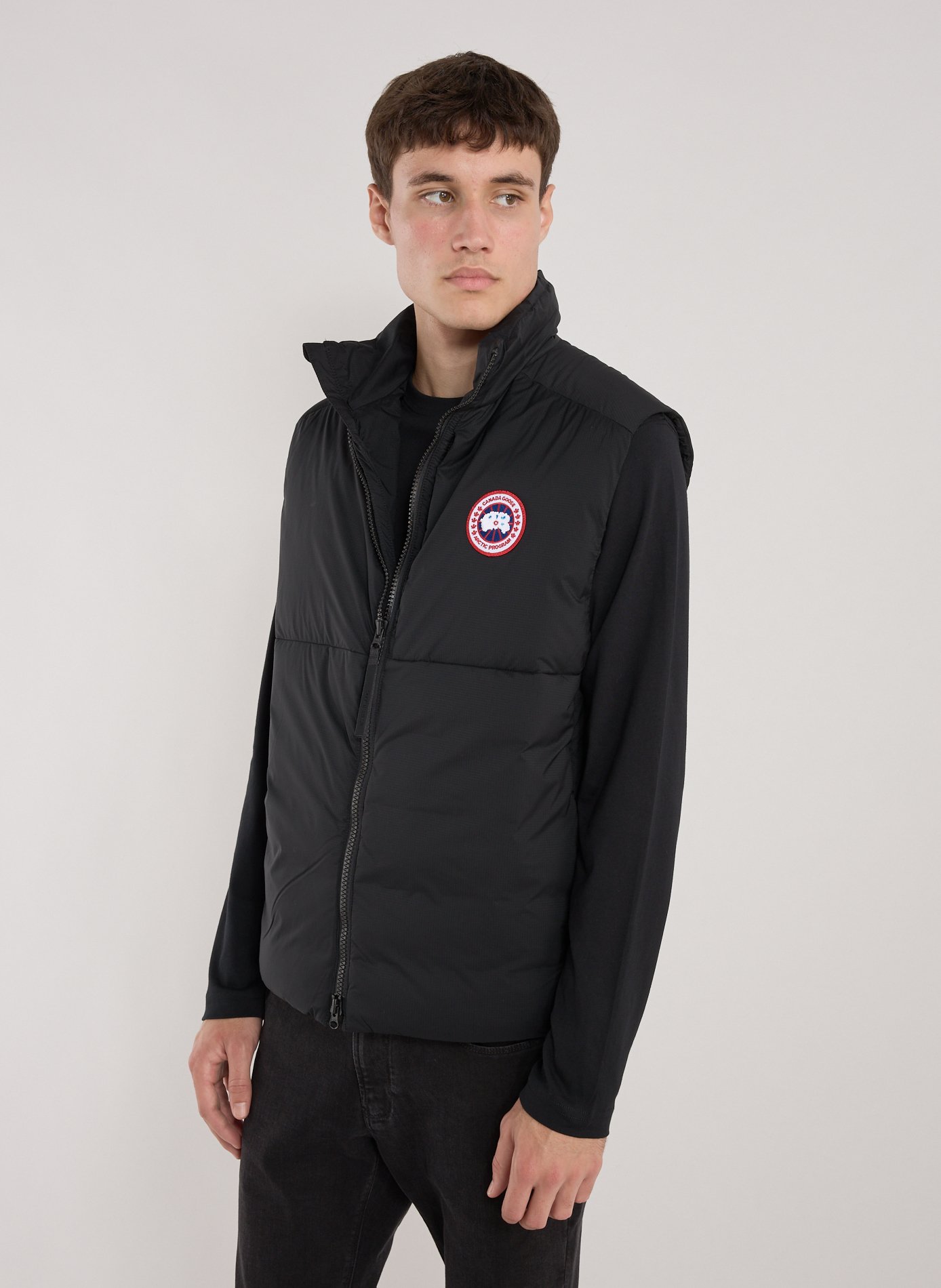 CANADA GOOSE Gilet sans manches col montant Gris