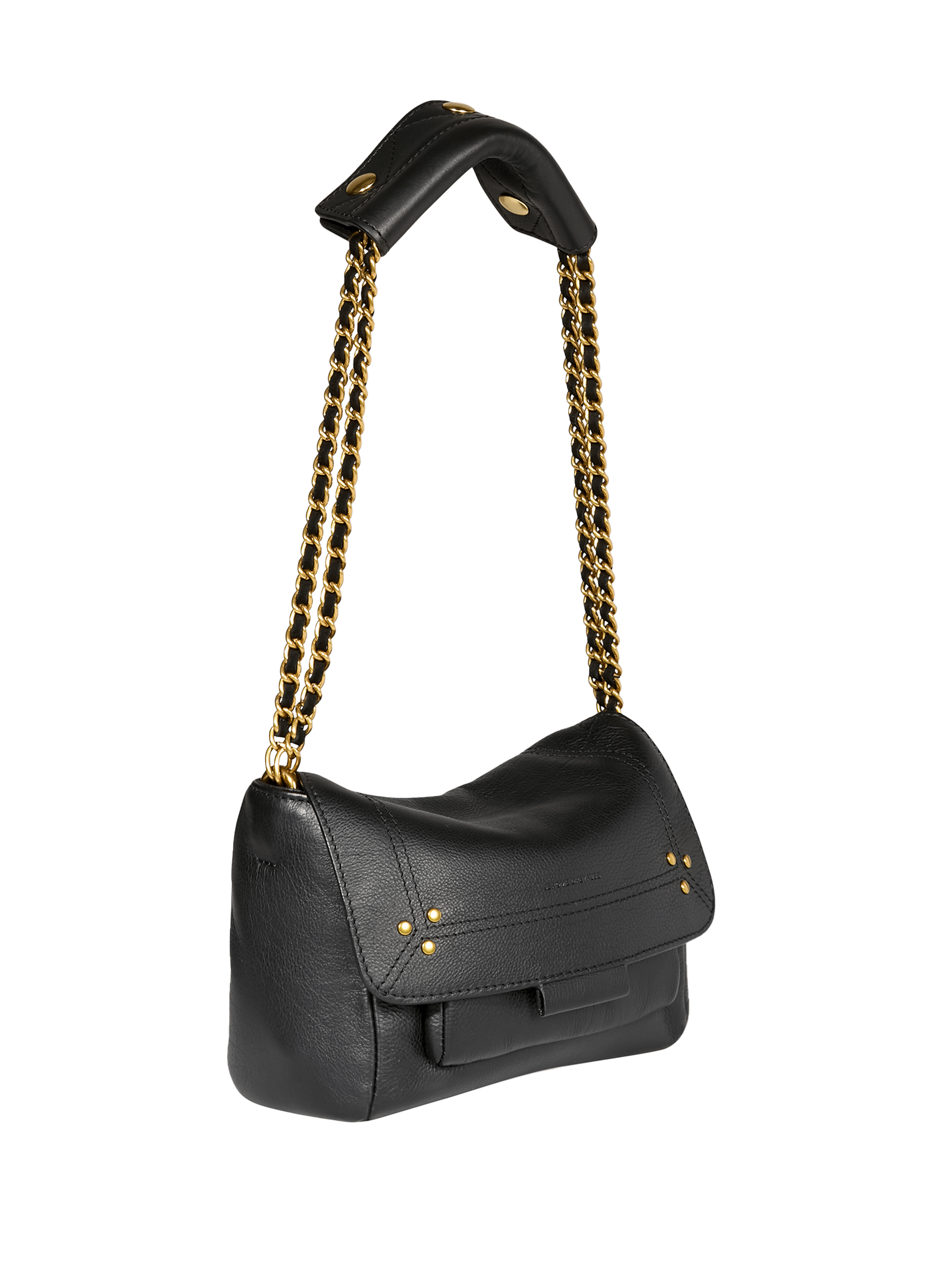 Lulu mini leather handbag JÉRÔME DREYFUSS Black