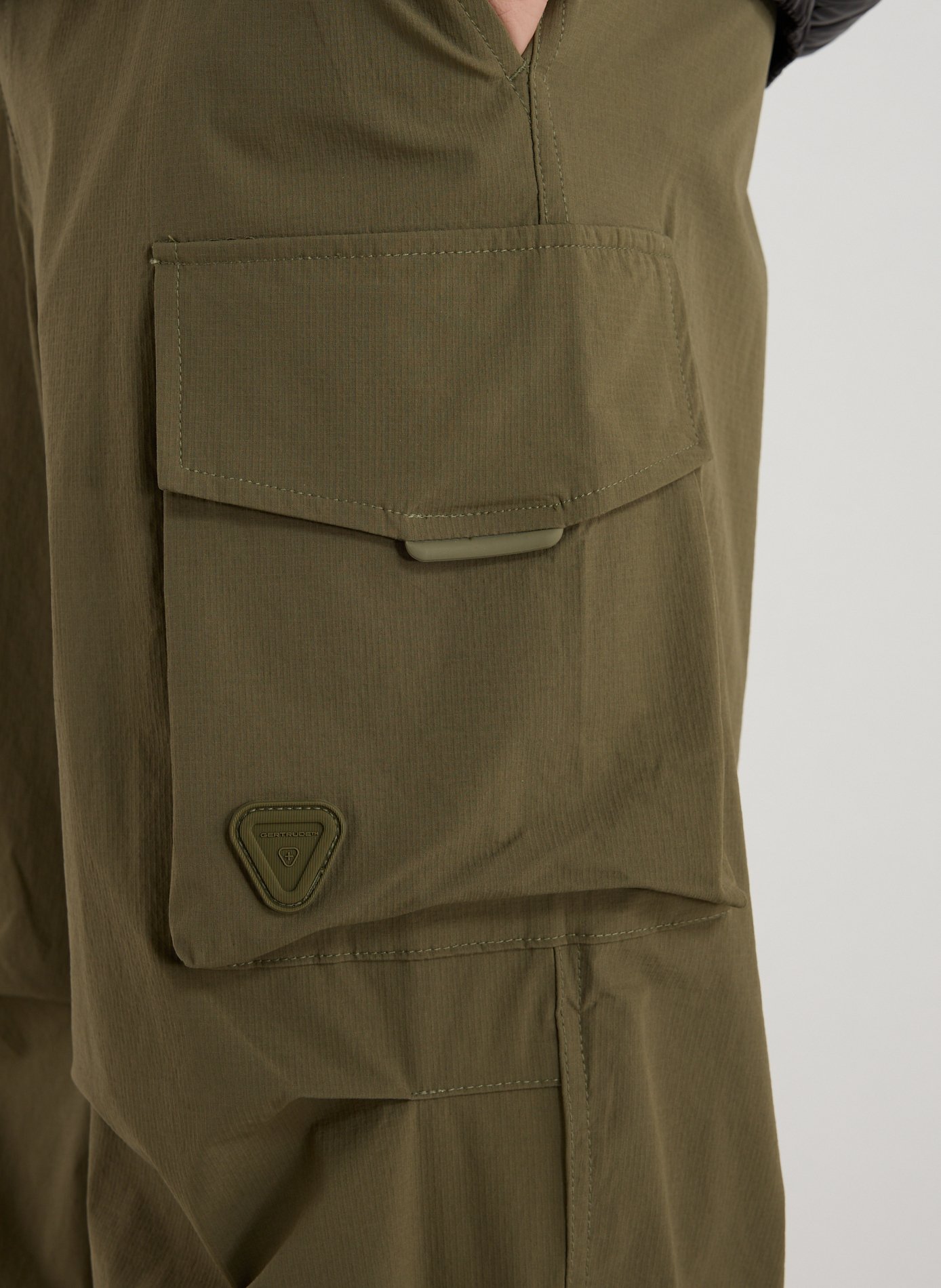 Ripstop stretch pants with pockets Tamano GERTRUDE ET GASTON Khaki