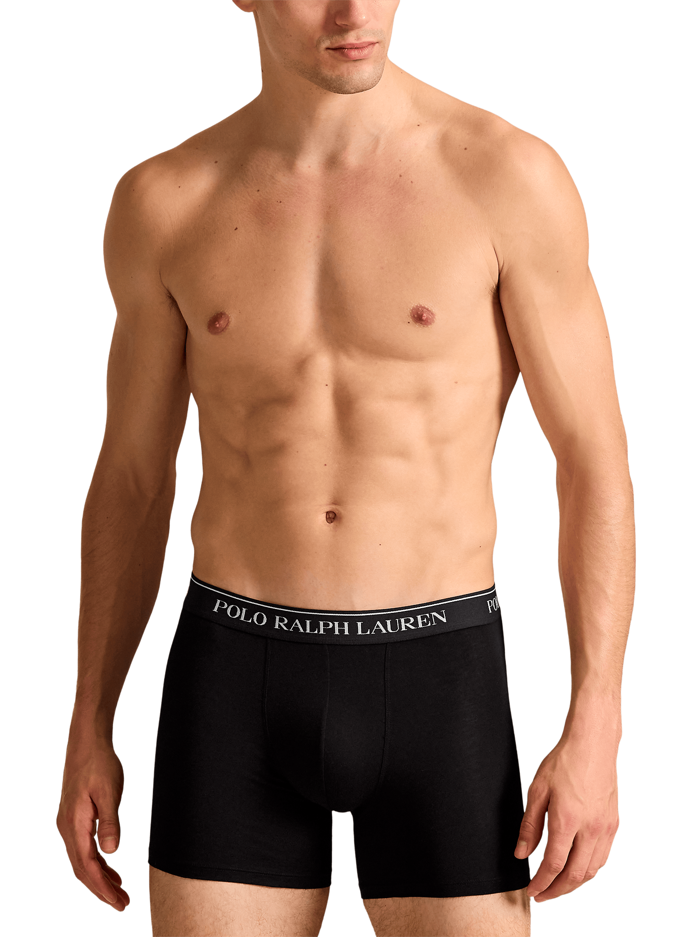 Pack of three cotton boxers POLO RALPH LAUREN Black
