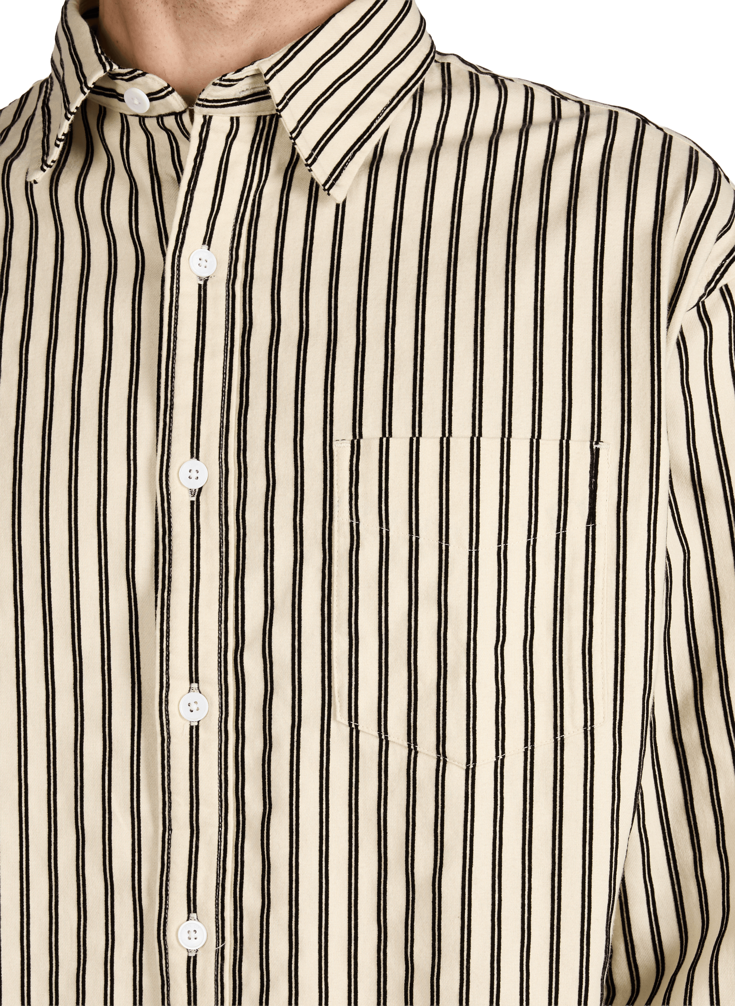 Striped shirt Skyler NN.07 Beige