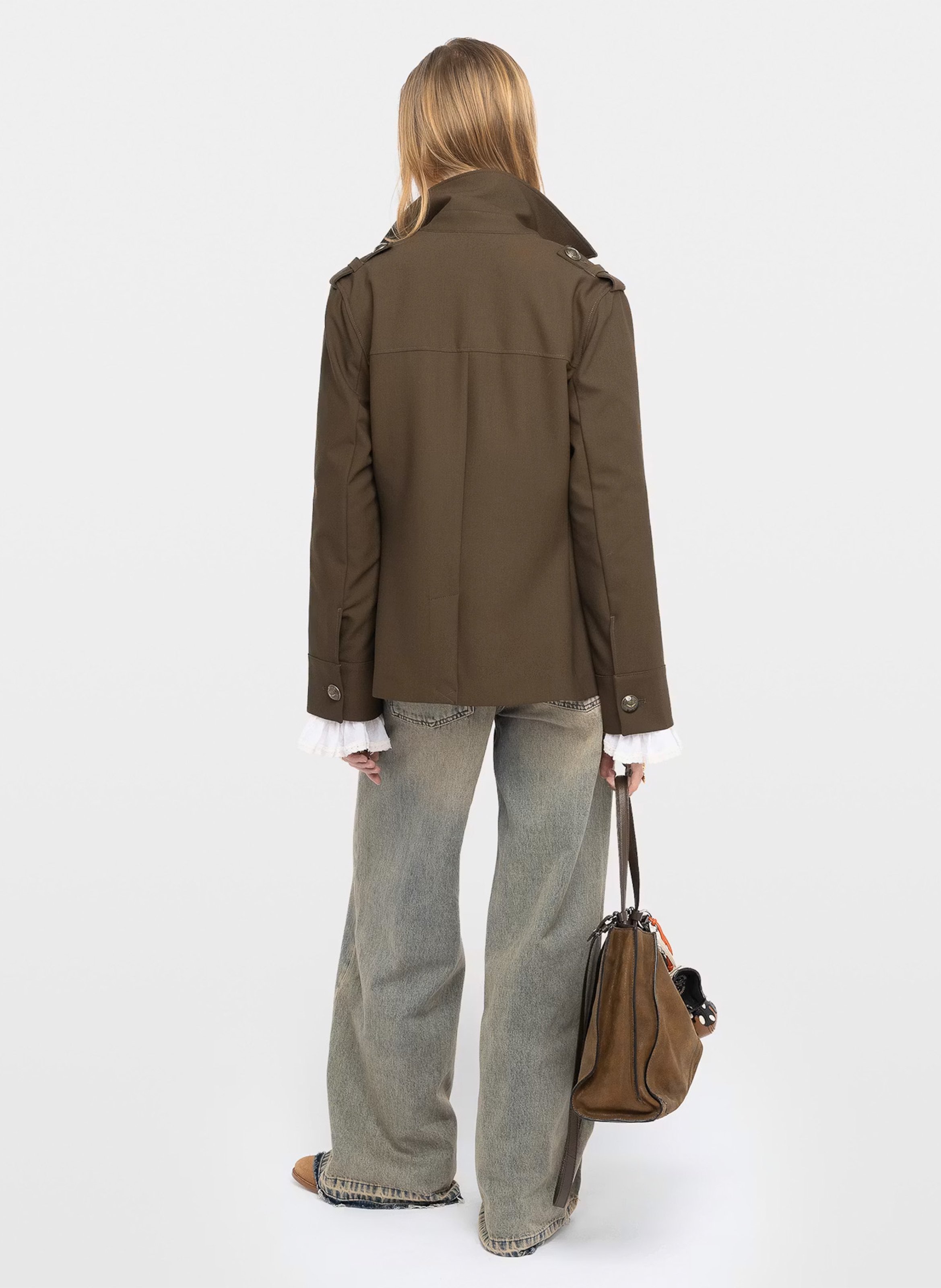 Veste tailleur col classique Veraman ZADIG&VOLTAIRE Vert