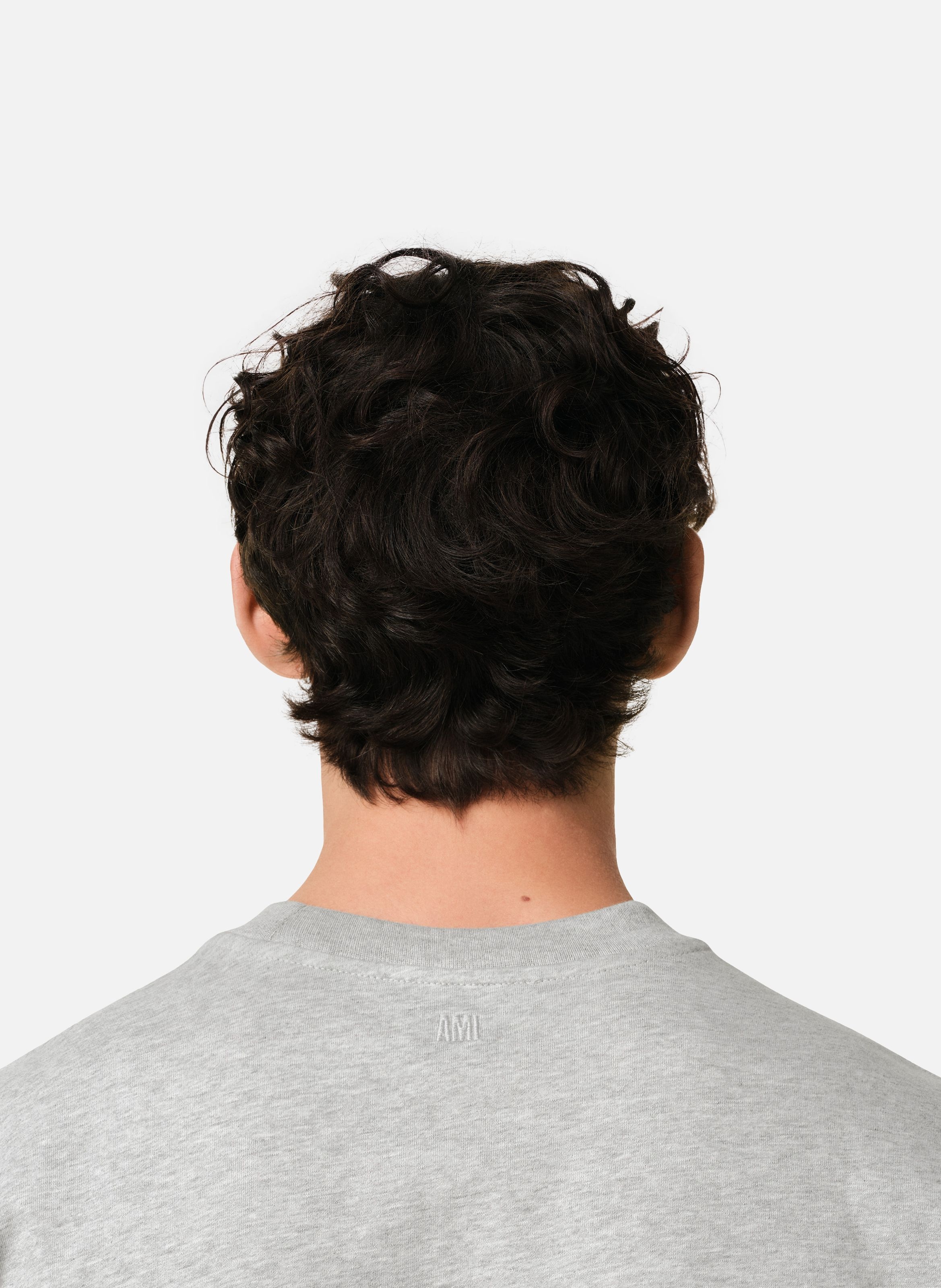 T-shirt Ami de Coeur Rouge unisexe AMI PARIS Gris