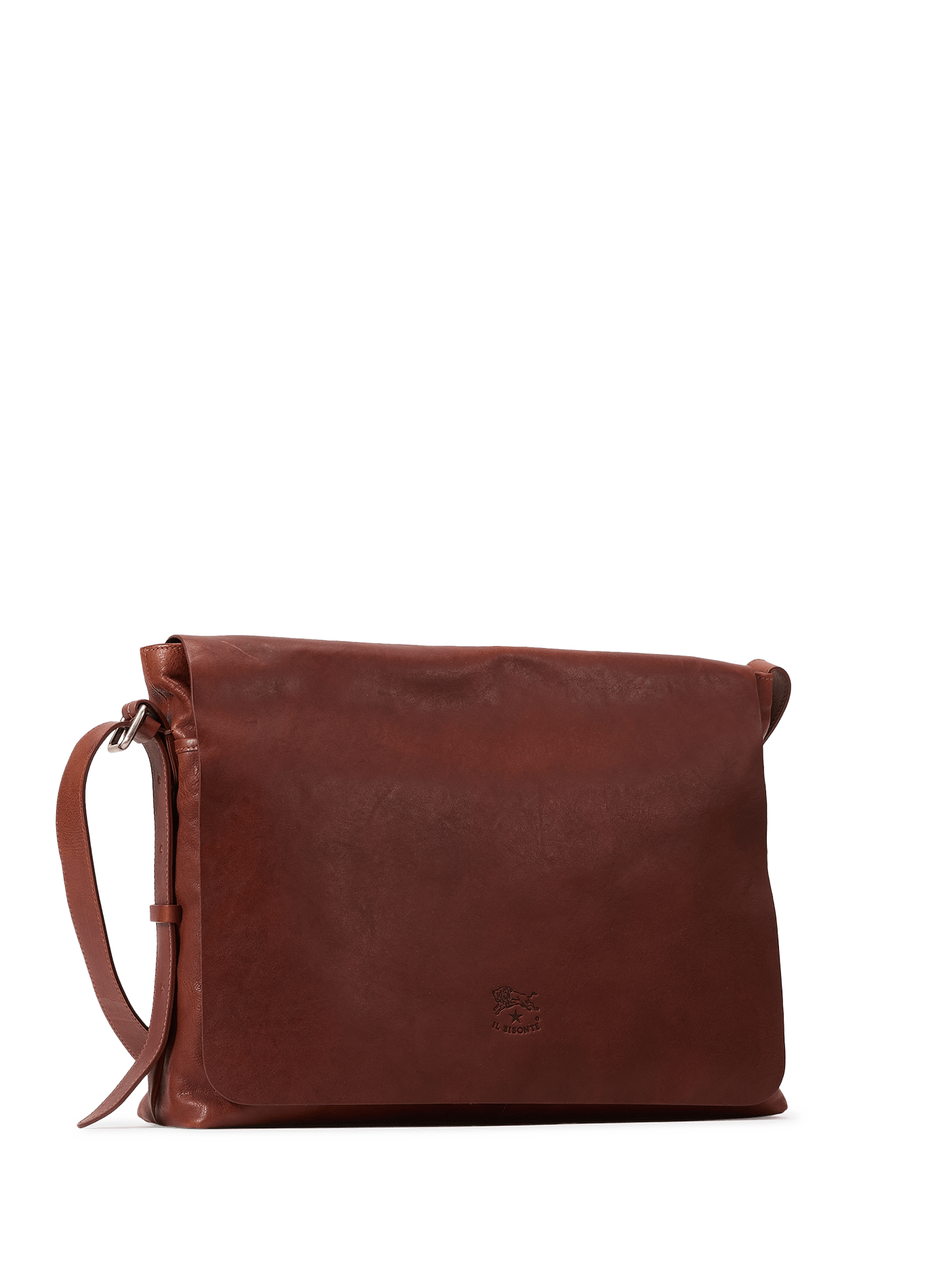Besace Brolio en cuir IL BISONTE Marron