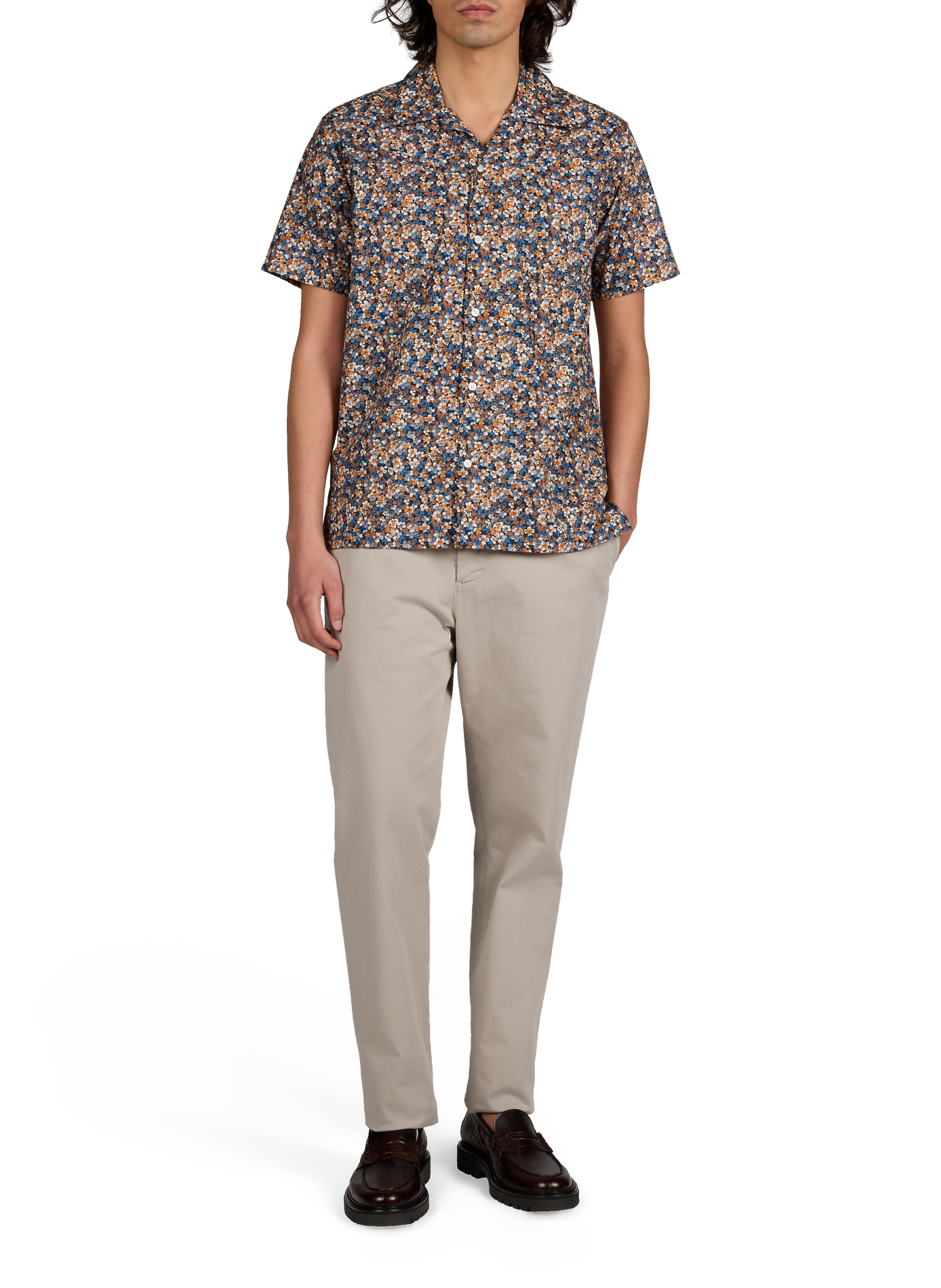 Cotton patterned shirt AU PRINTEMPS PARIS Multicolour