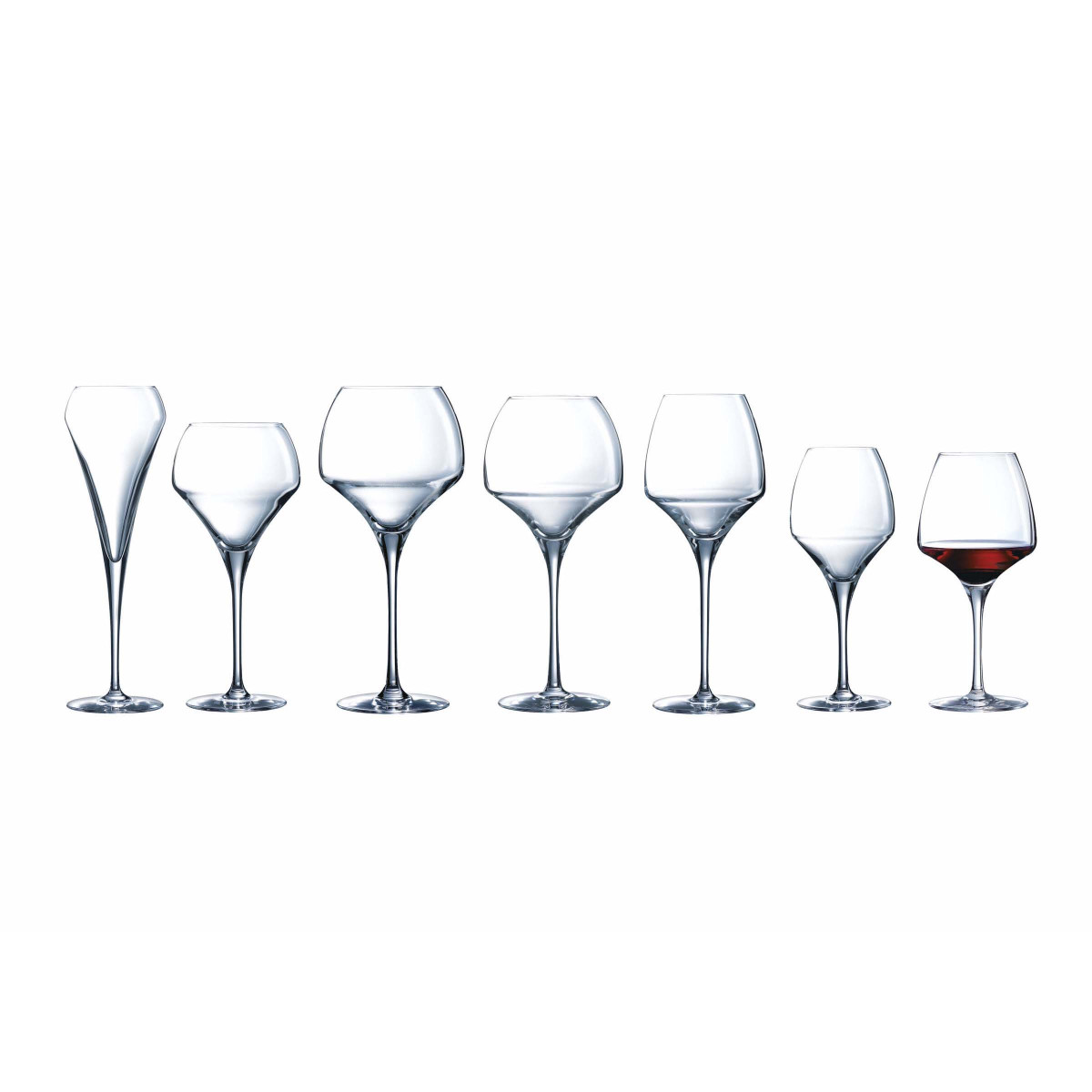 Open up - coffret 2 verres à pied 40 cl universal tasting CHEF & SOMMELIER Transparent